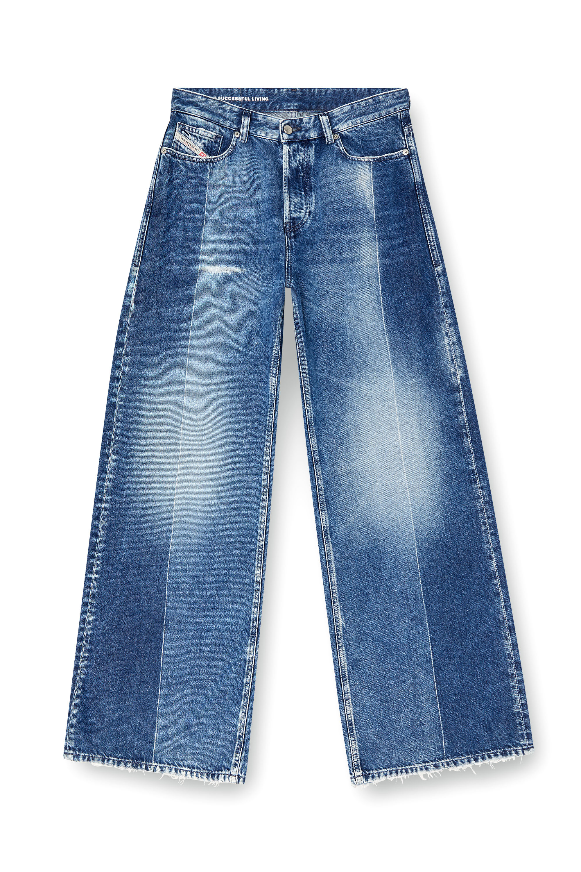 Diesel - Relaxed Jeans 1996 D-Sire 09L48 Femme, Bleu moyen - Image 2