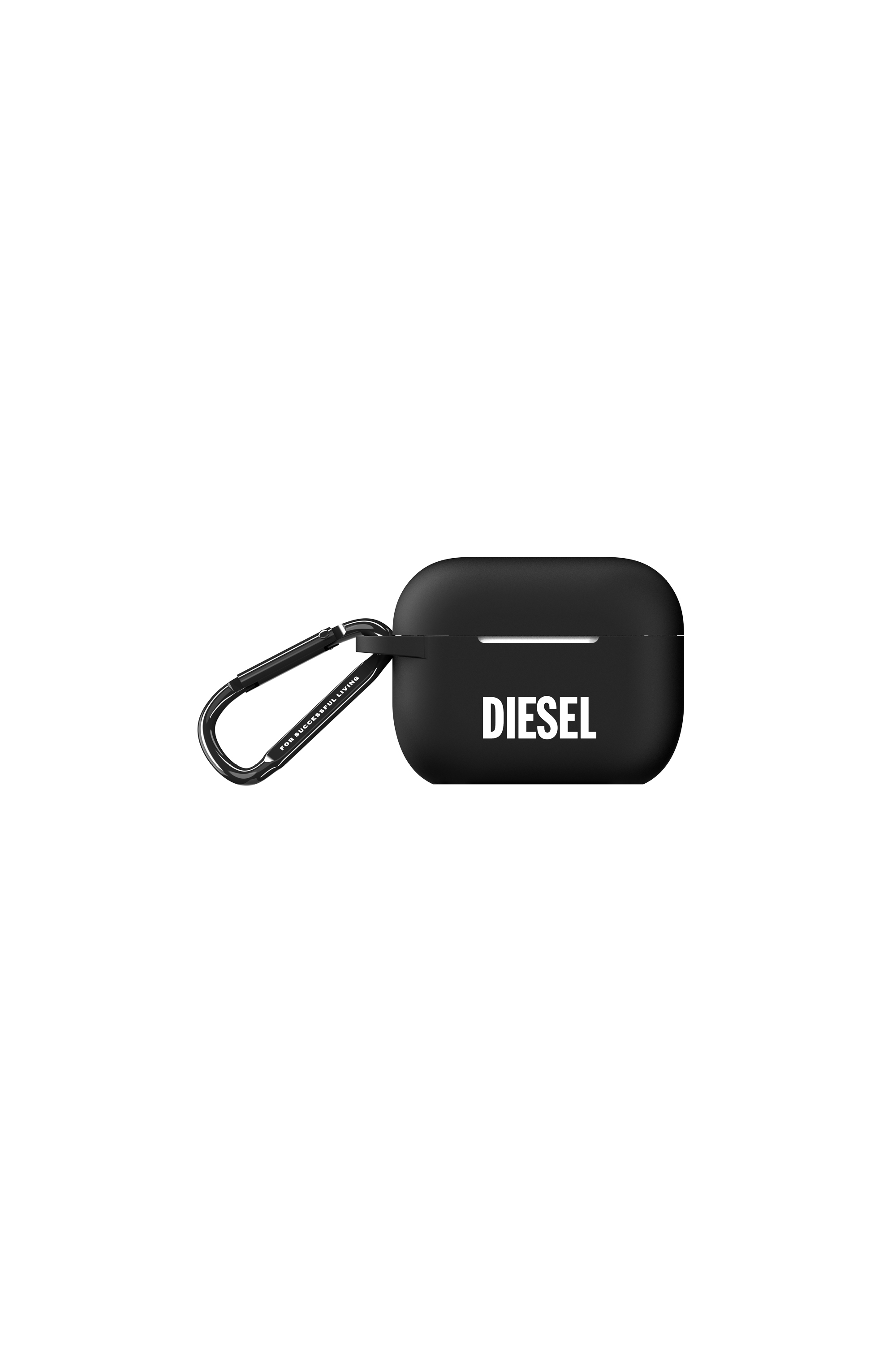Diesel - 45835 AIRPOD CASE, &Eacute;tui en silicone pour AirPods Pro Mixte in Noir - 1