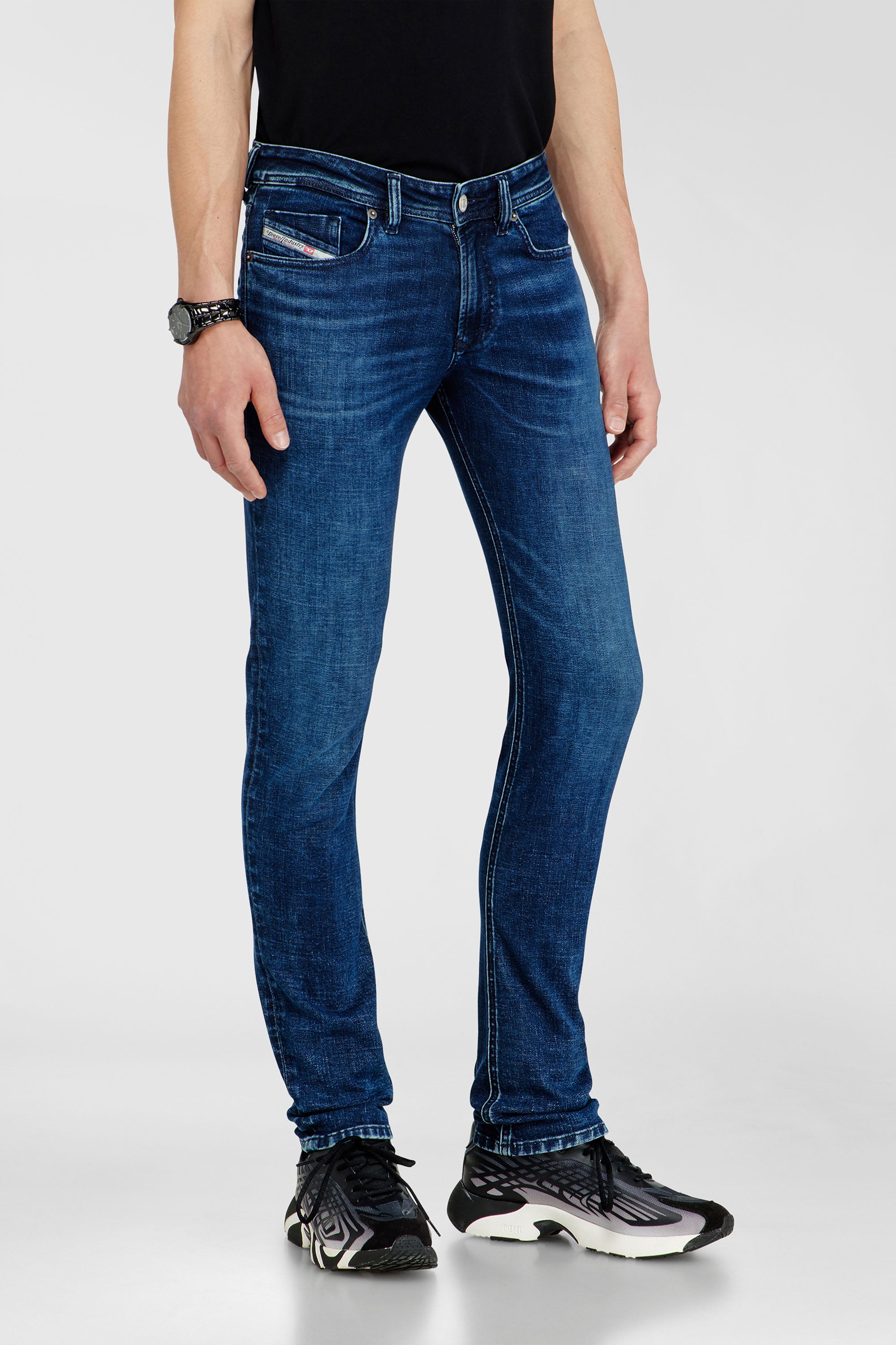 Diesel - Skinny Jeans 1979 Sleenker 0KBBD Homme, Bleu Fonc&eacute; - Image 7