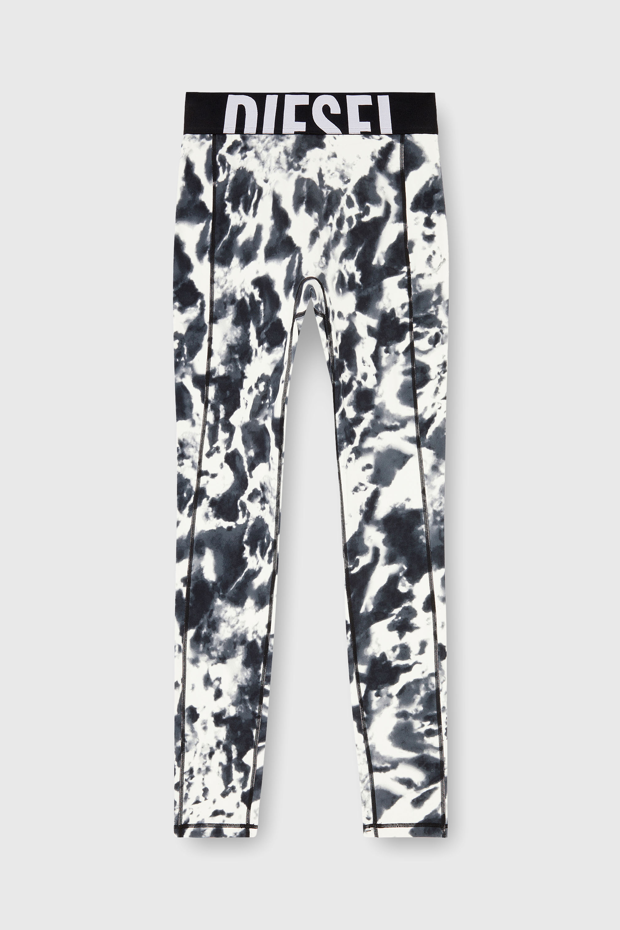 Diesel - ADELINE-D-POP, Leggings en microfibre imprim&eacute;e Femme in Polychrome - 2