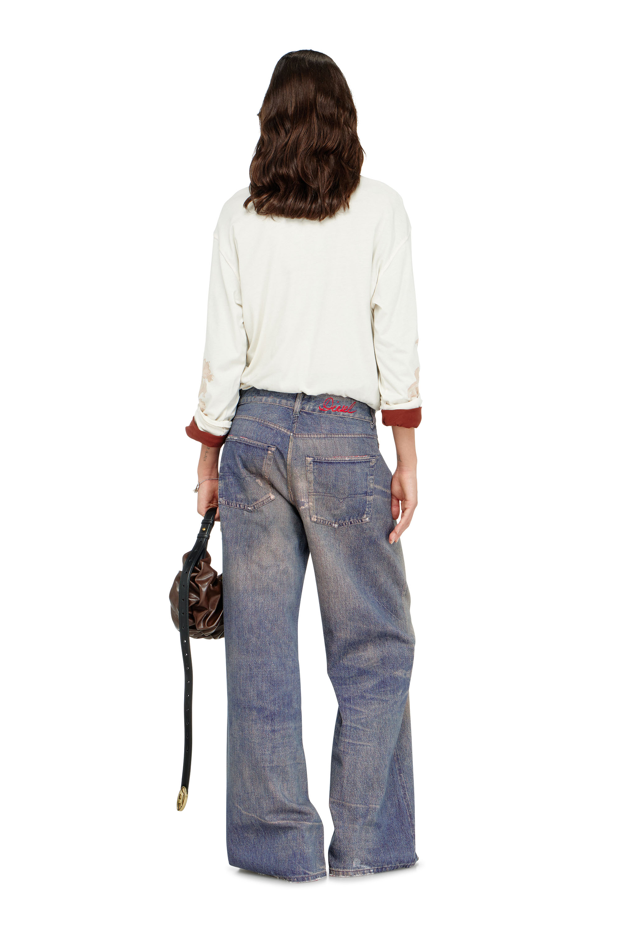 Diesel - Relaxed Jeans 1996 D-Sire 09P95 Femme, Bleu Fonc&eacute; - Image 3