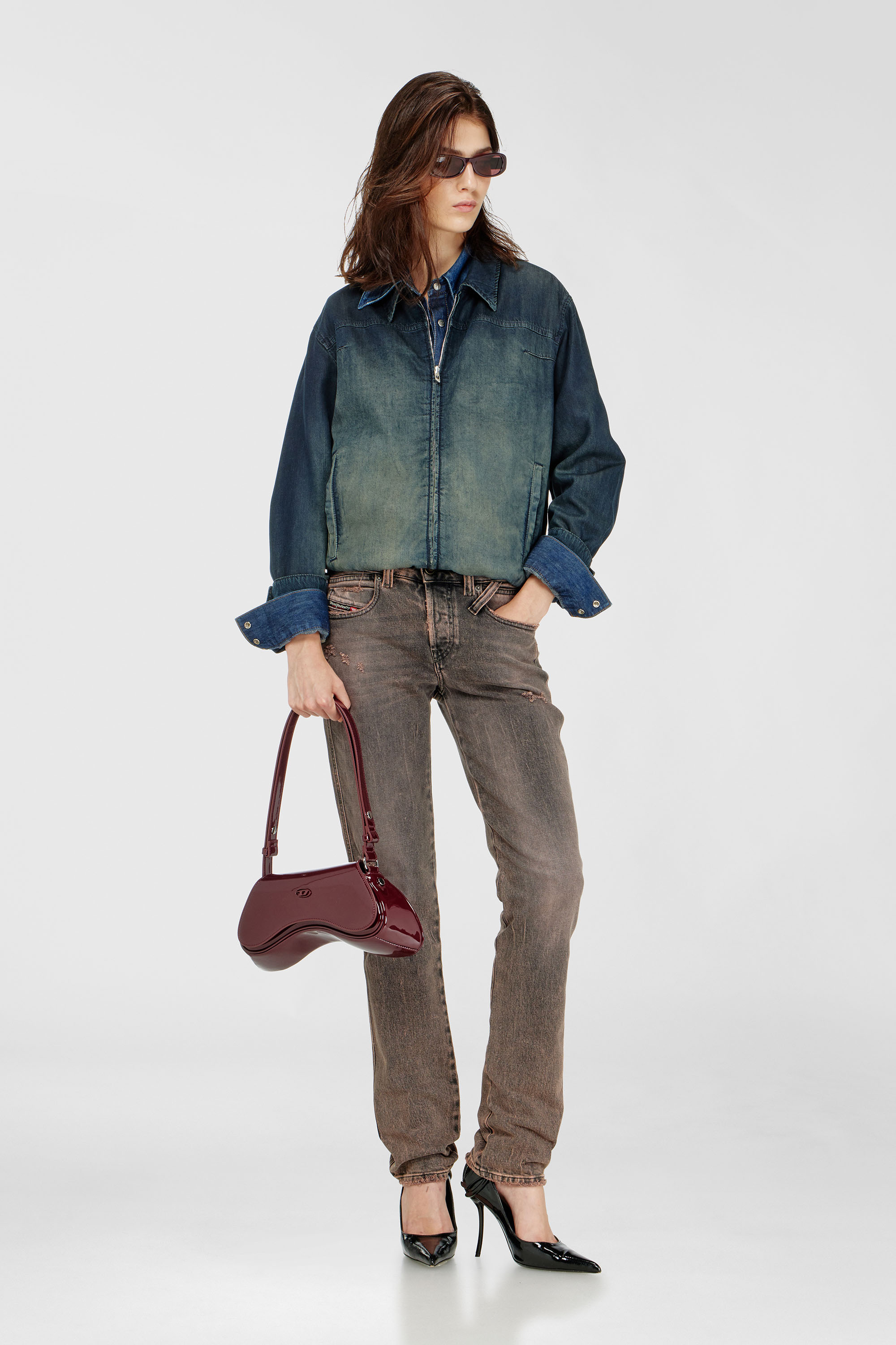Diesel - Woman's Slim Jeans 1992 D-Jiann 09P45, Pink - 1