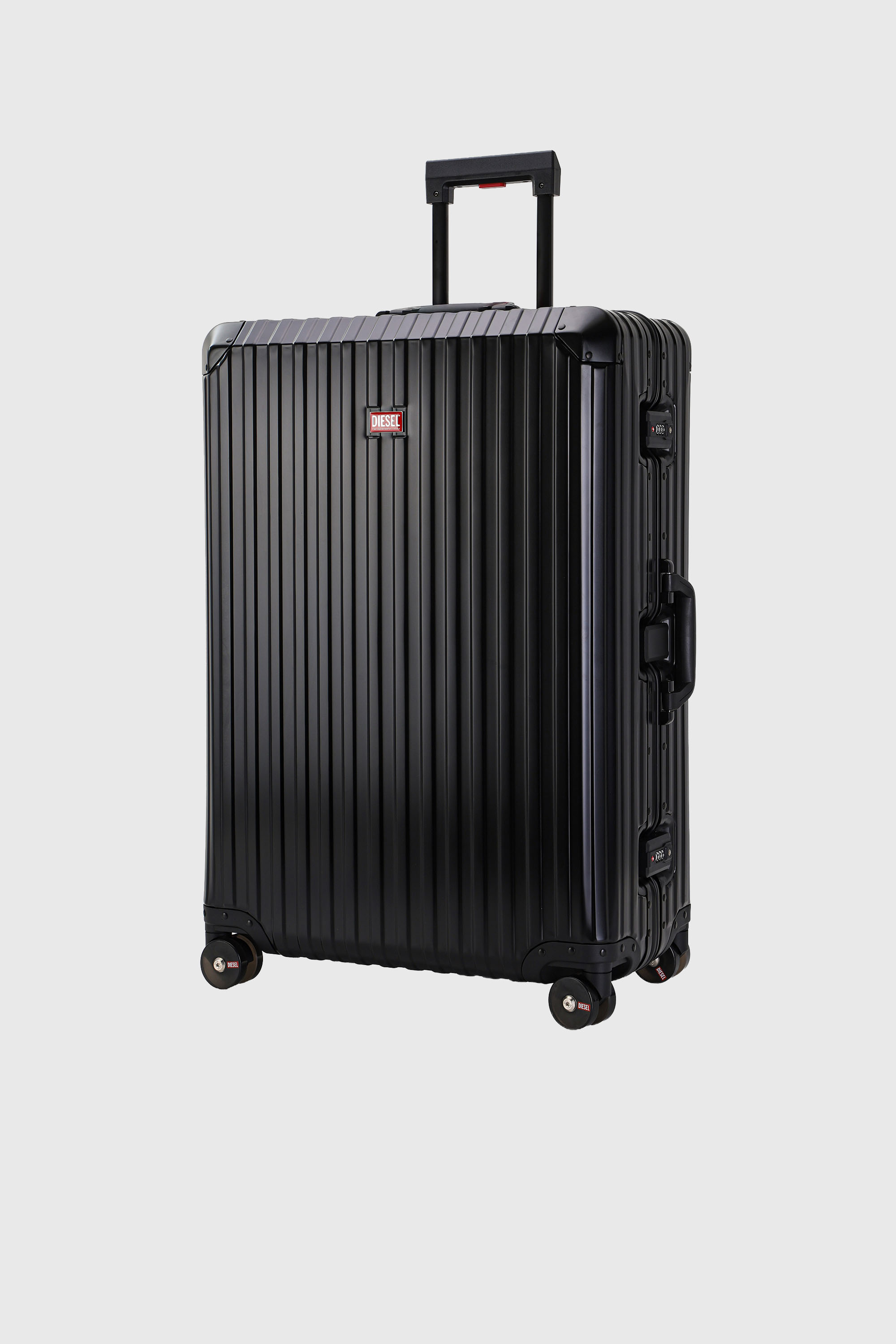 Diesel - DIESEL ALUMINUM TROLLEY- DSL002, Valise en aluminium taille L Mixte in Noir - 5