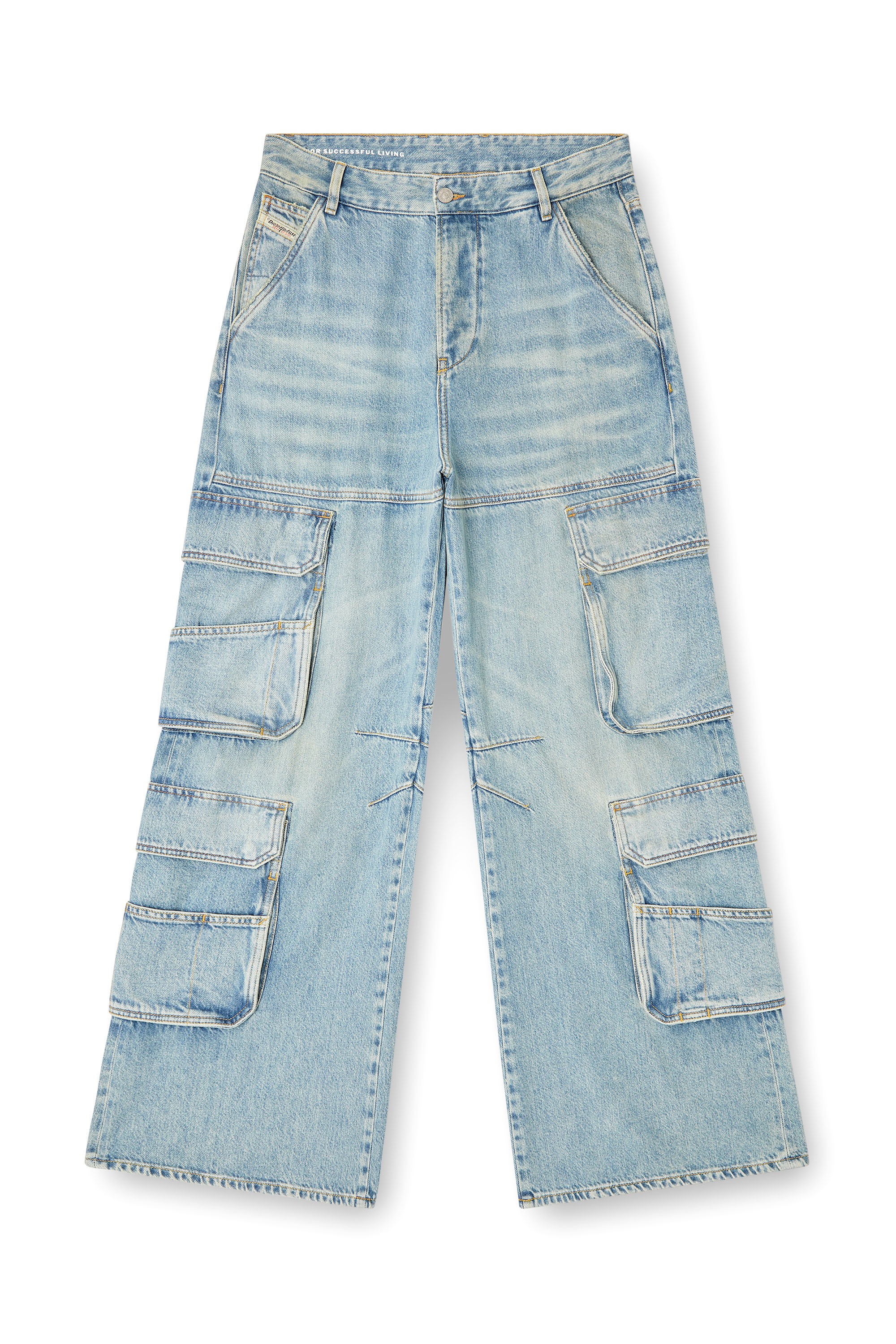 Diesel - Relaxed Jeans 1996 D-Sire 0DBCX Femme, Bleu Clair - Image 3