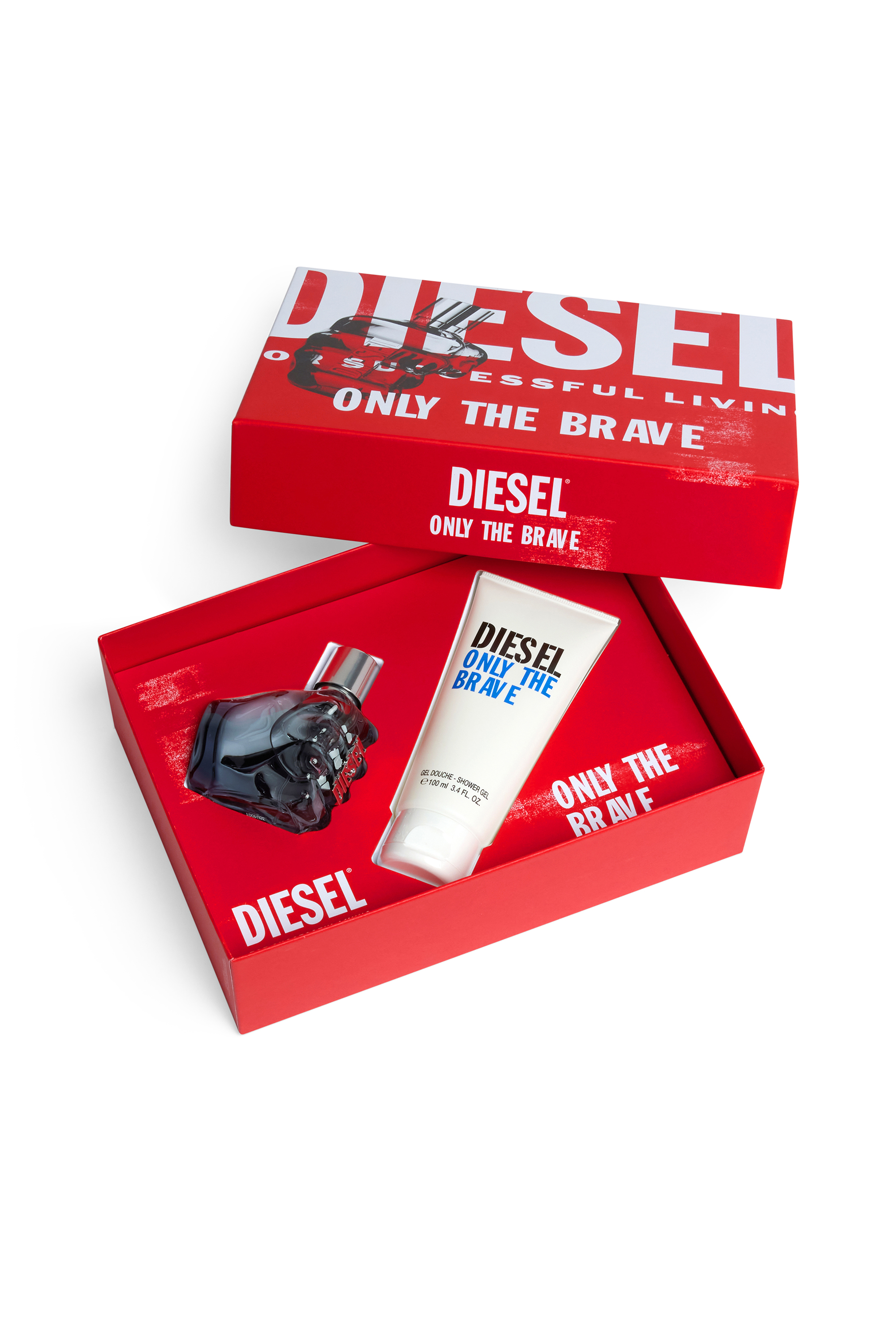 Diesel - ONLY THE BRAVE  50 ML GIFT SET, Bleu - Image 2