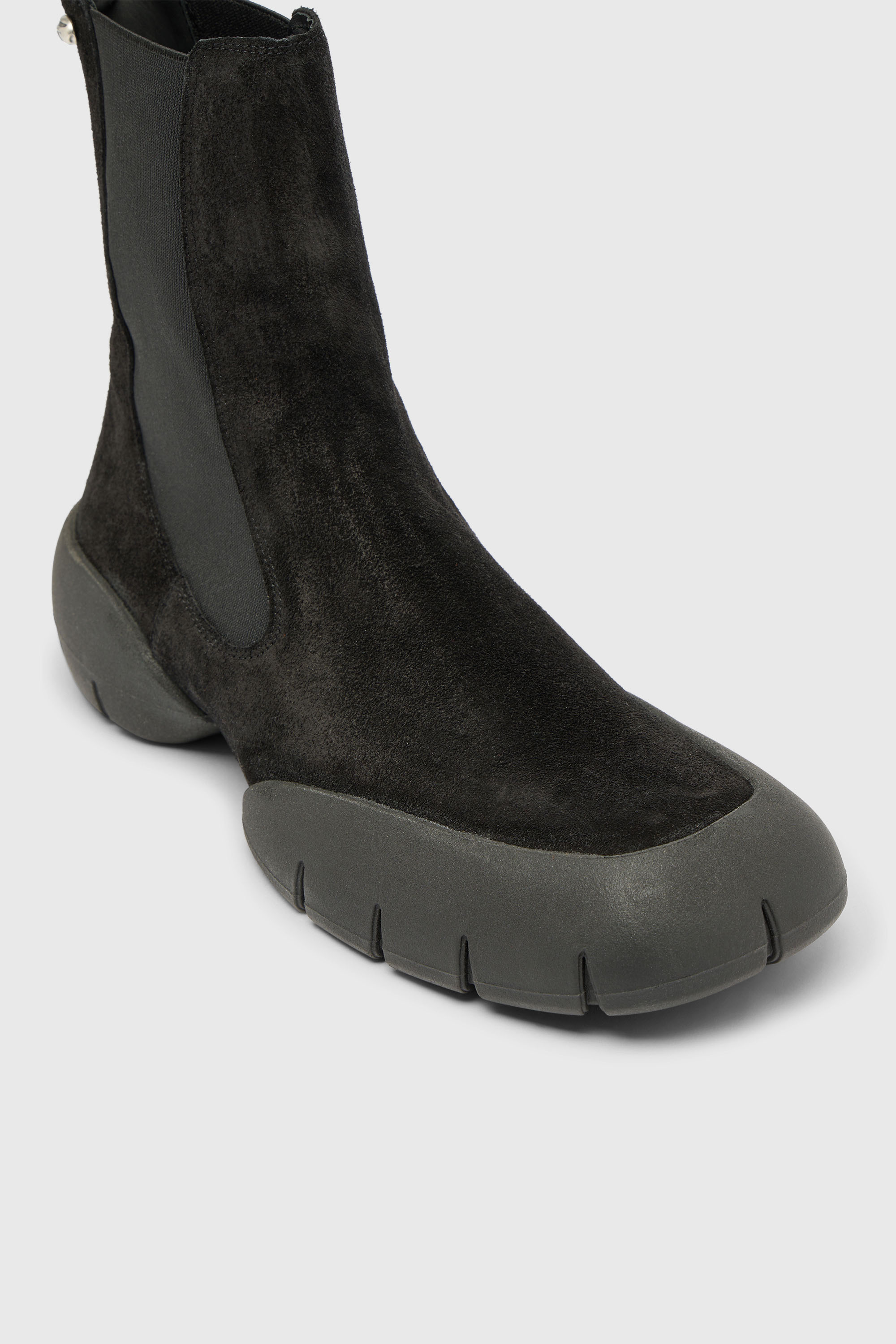 Diesel - D-MATHIEU CH, D-Mathieu - Bottines en su&egrave;de avec semelle en caoutchouc Homme in Noir - 6
