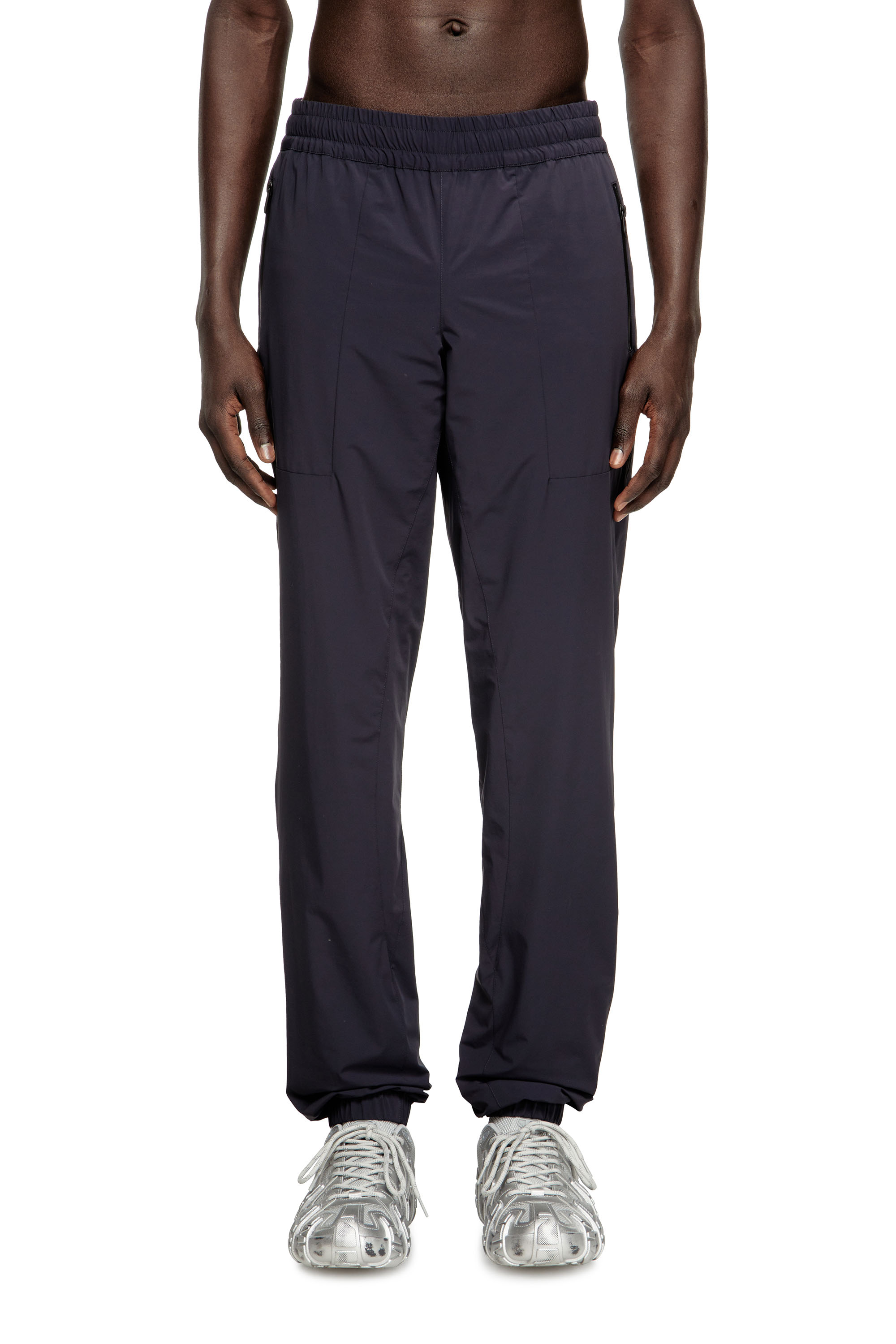 Diesel - P-ARDO-LONG, Pantalon en nylon bi-stretch Homme in Bleu - 1