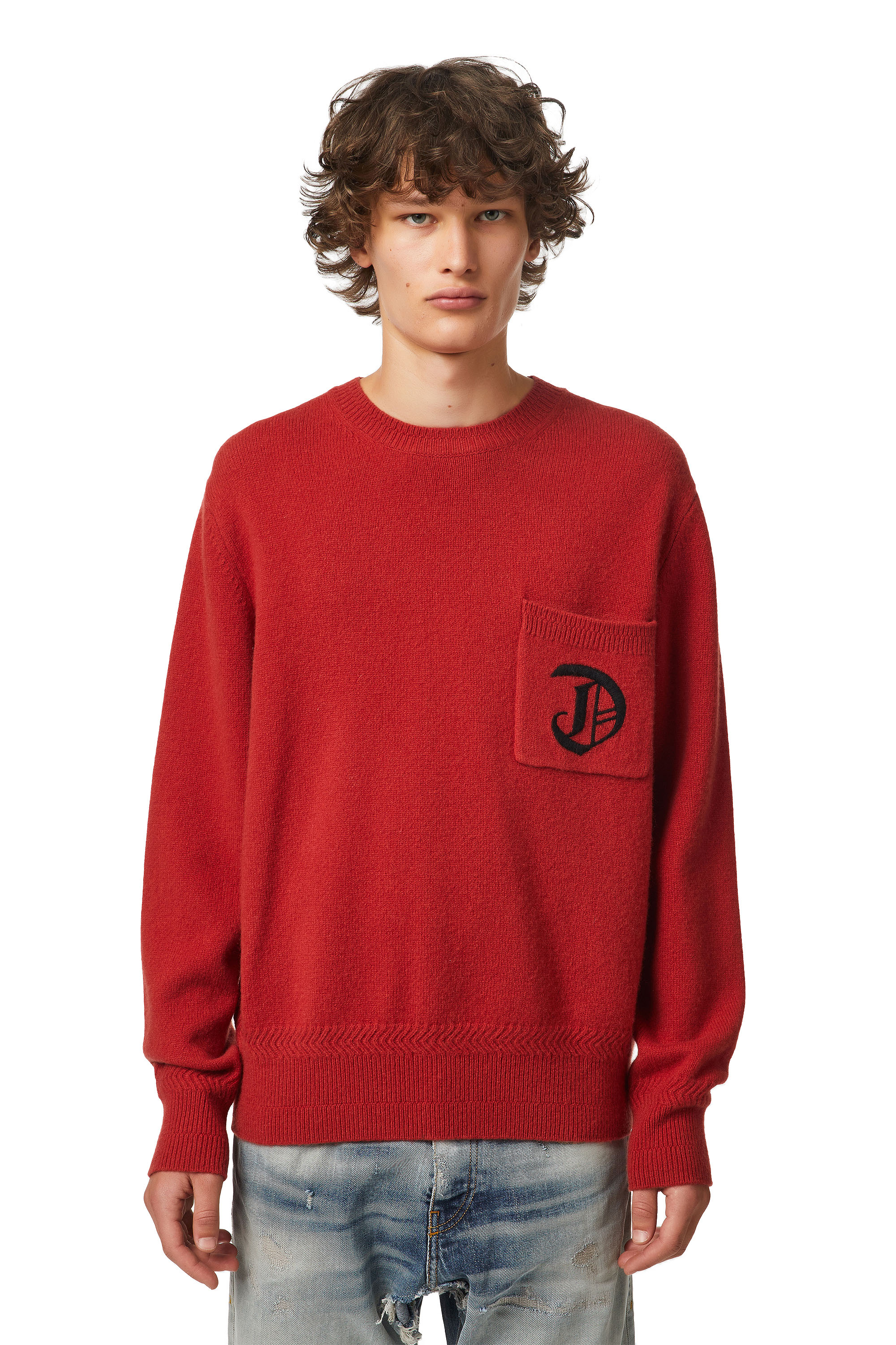 K-BOSTON, Rouge - Pull Maille