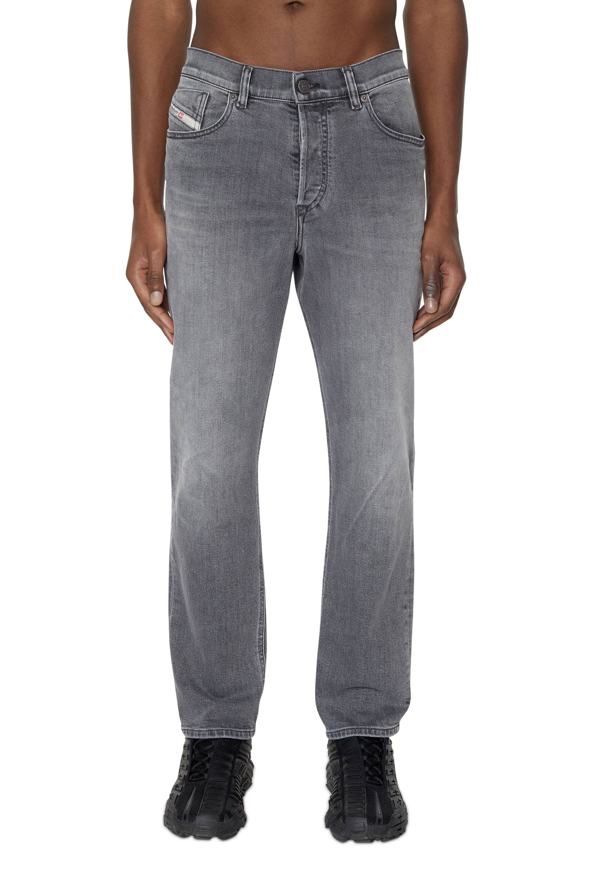 Diesel - 2005 D-FINING 09D50 Tapered Jeans, Gris Clair - Image 1
