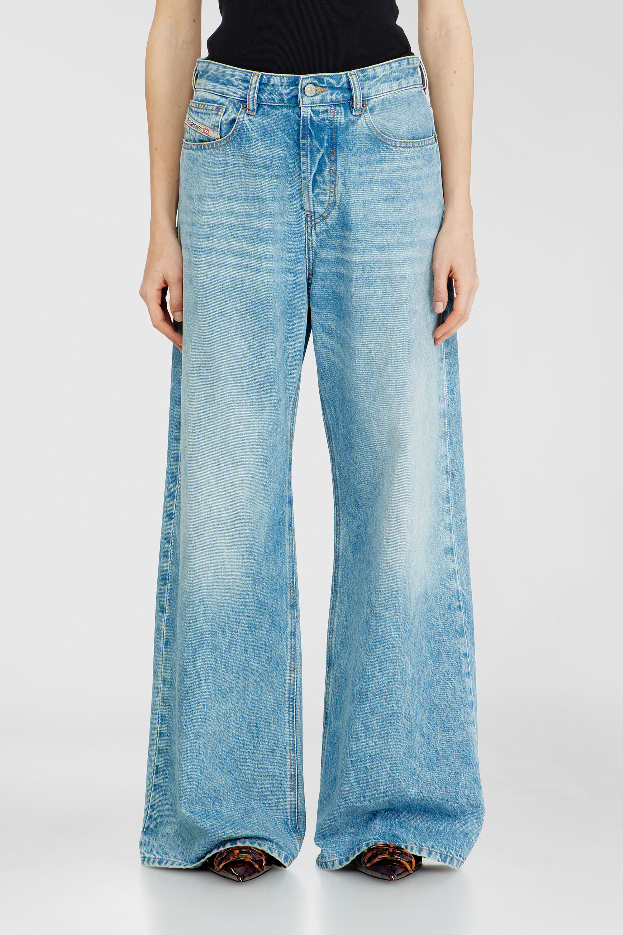 Diesel - Relaxed Jeans 1996 D-Sire 09I29 Mixte, Bleu Clair - Image 2