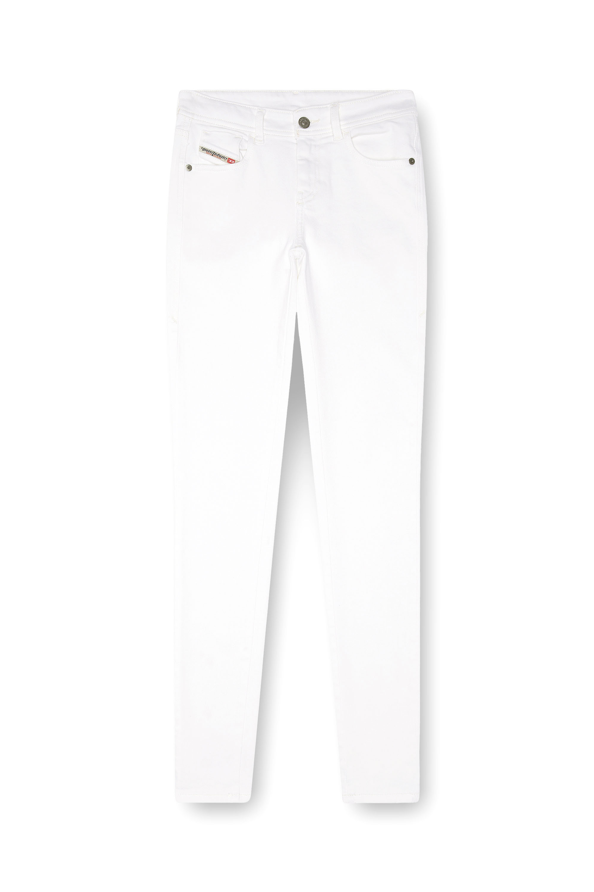 Diesel - Skinny Jeans 2017 Slandy 09F90 Femme, Blanc - Image 3