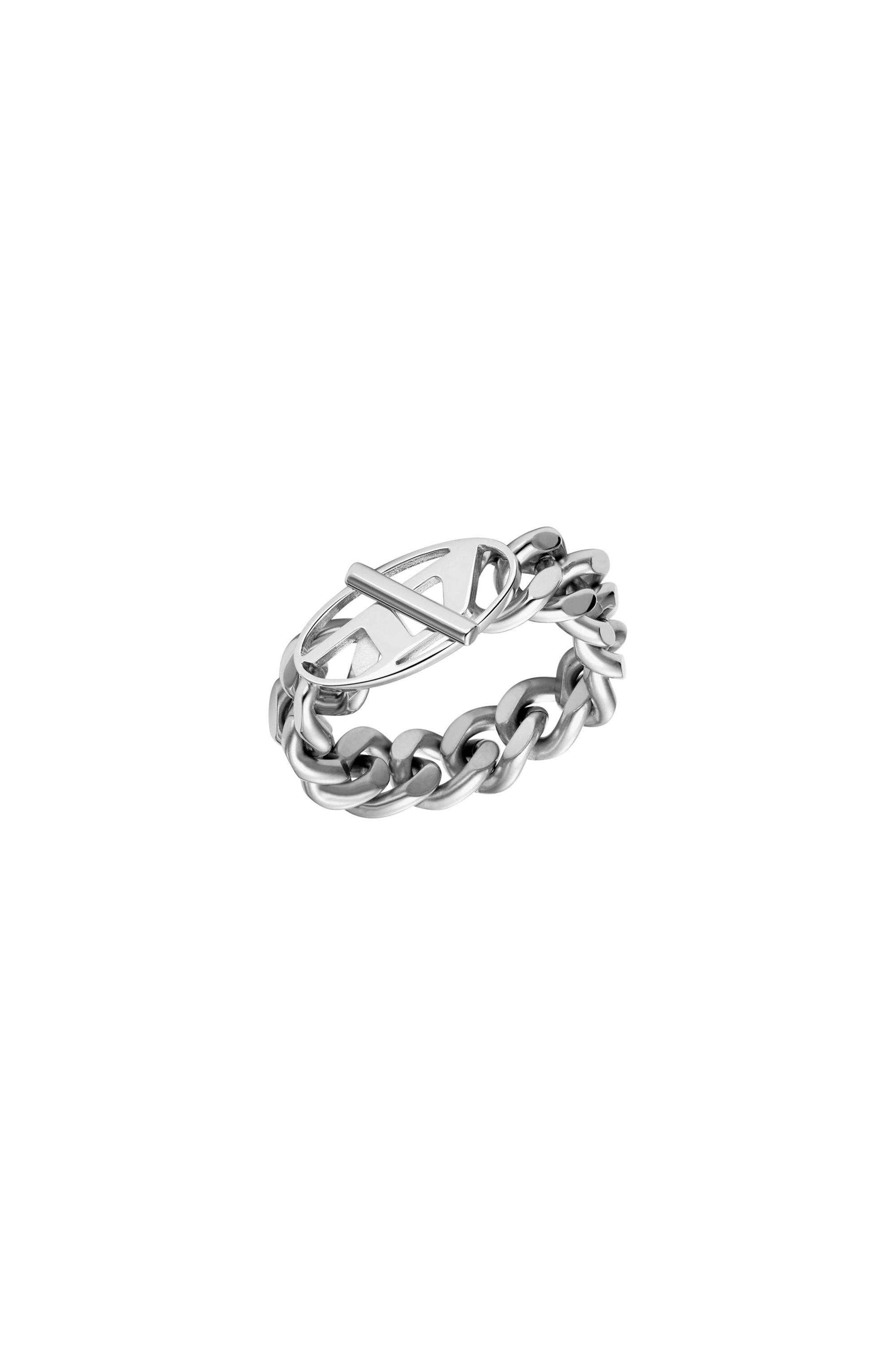 Diesel - DX1533040, Bague chaîne souple en acier inoxydable Mixte in Gris argenté - 1