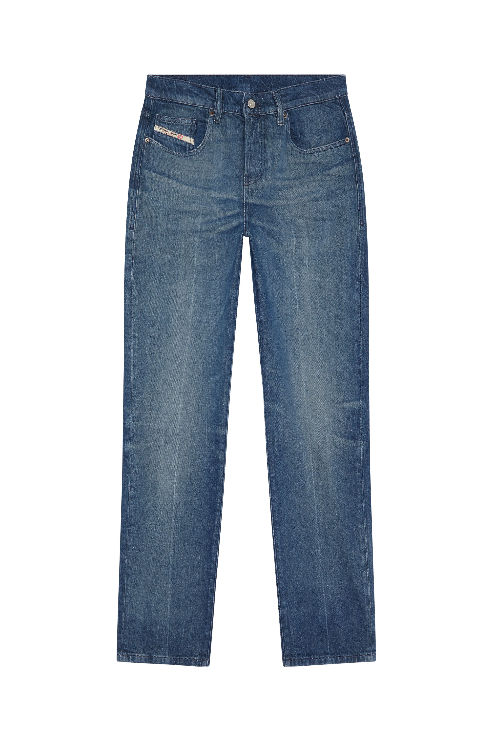 Diesel - Straight Jeans 2020 D-Viker 0ENAM, Bleu moyen - Image 5