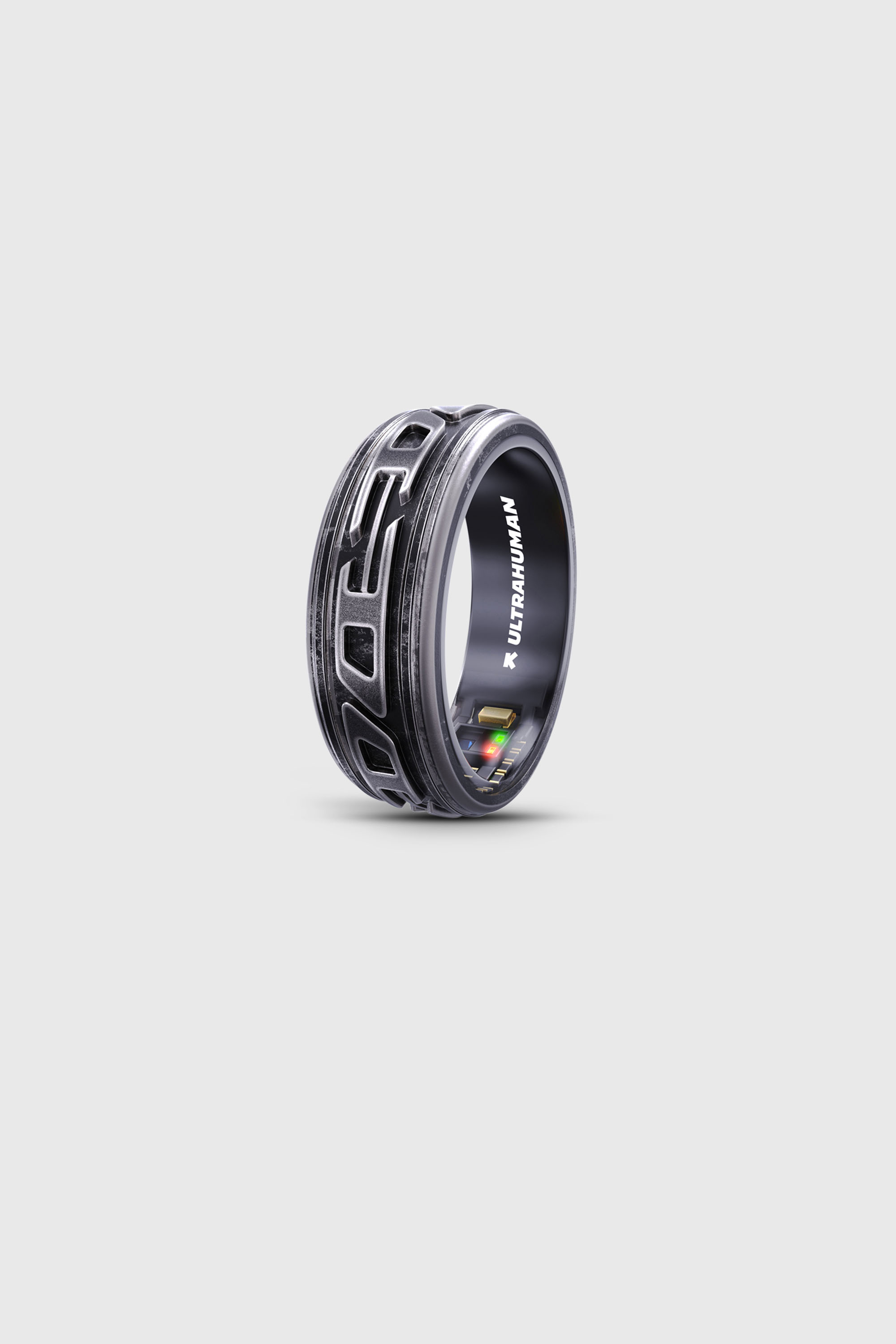 Diesel - SMART RING PHANTOM BLACK- UHRA-DD SMART RING, Unisex's Smart ring in distressed black in Black - 2