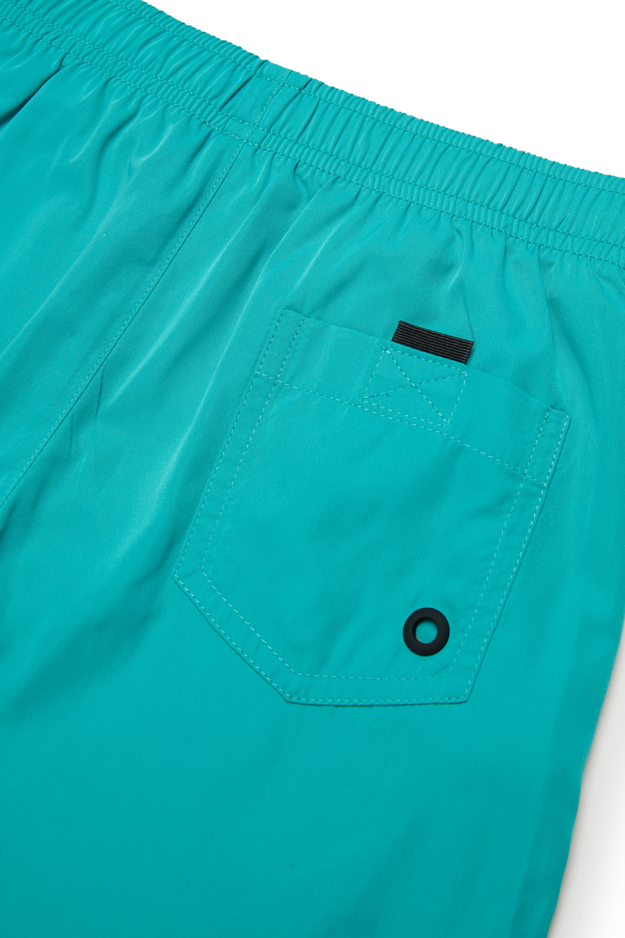 Diesel - MIDIT, Short de bain avec maxi logo Homme in Vert - 4