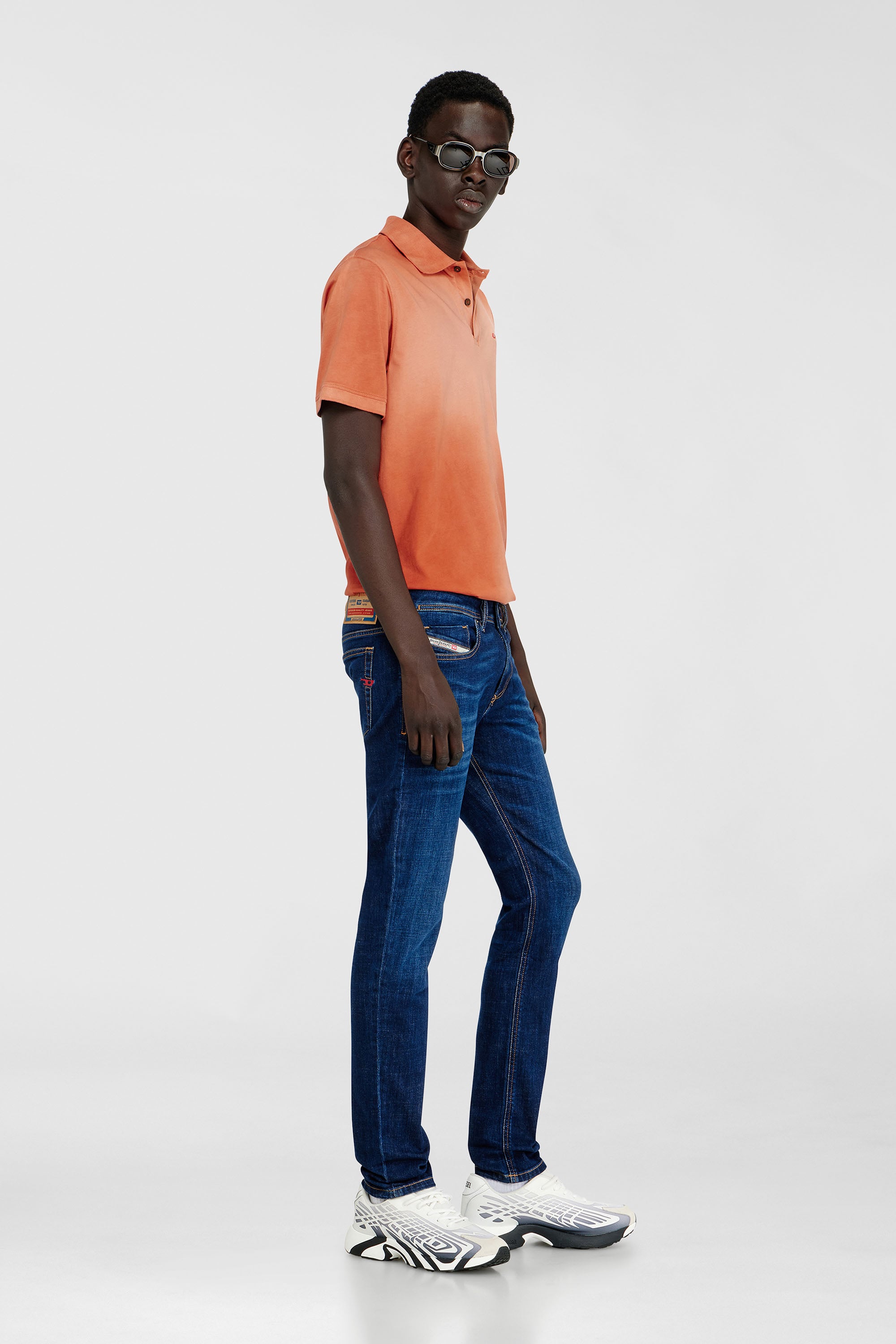 Diesel - Skinny Jeans 1979 Sleenker 09J17 Homme, Bleu Fonc&eacute; - Image 1