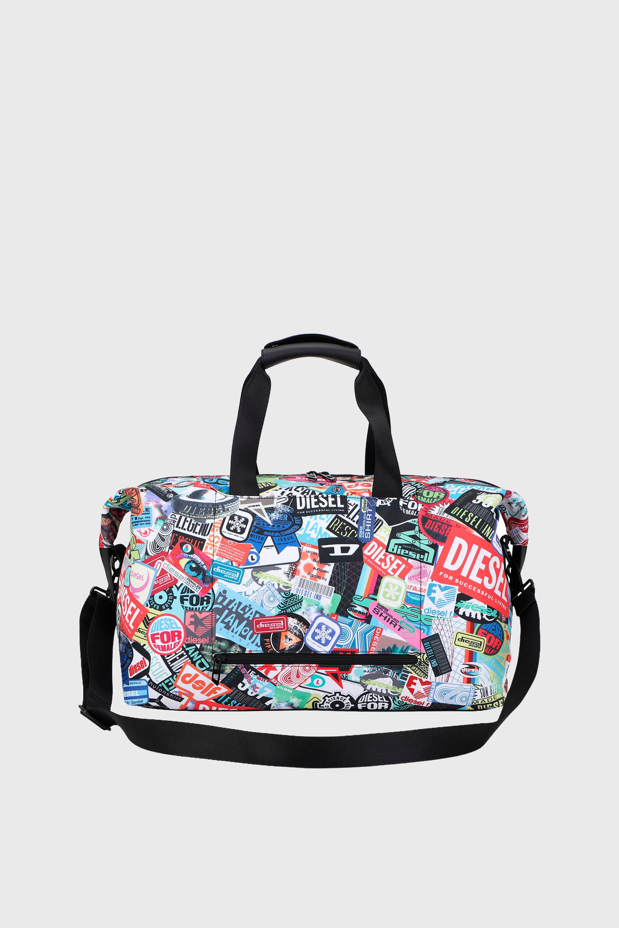 Diesel - DIESEL PC PRINTED DUFFLE-STICKERS- DSB00, Sac de voyage pratique avec des autoc Mixte in Polychrome - 2