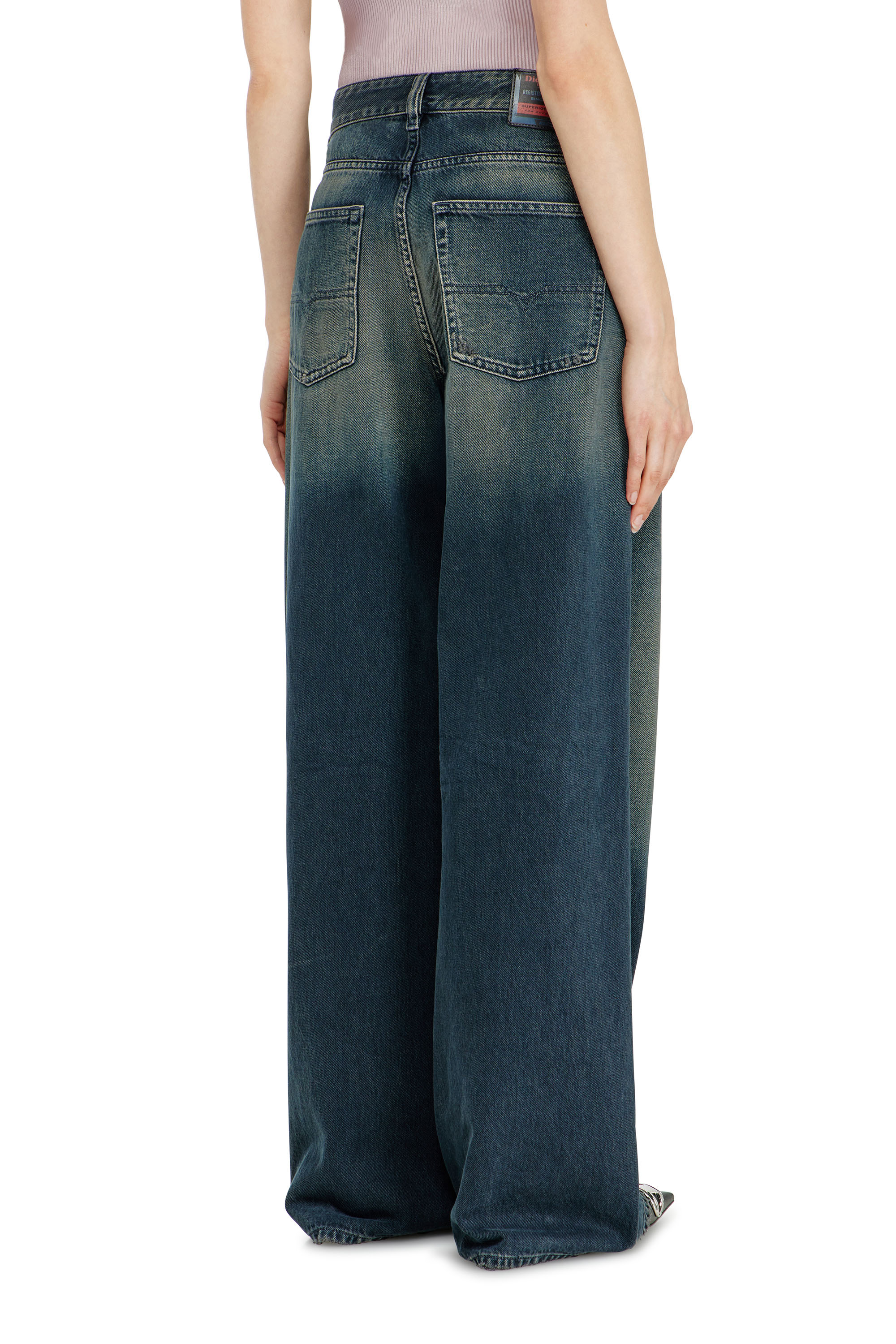 Diesel - Relaxed Jeans 1996 D-Sire 09N67 Mixte, Bleu Fonc&eacute; - Image 5