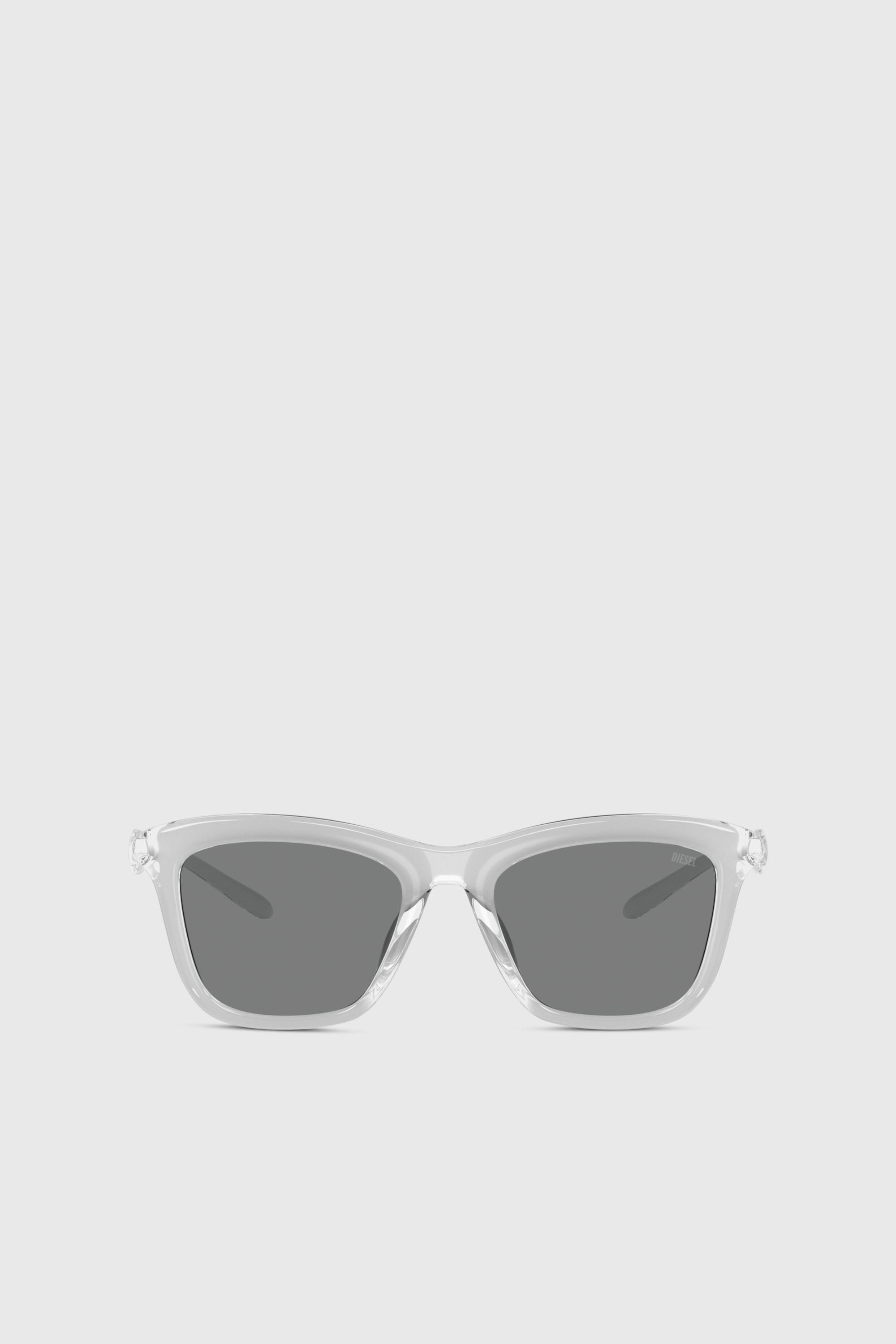 Diesel - 0DL3008U, Lunettes de soleil carr&eacute;es Mixte in Gris - 1