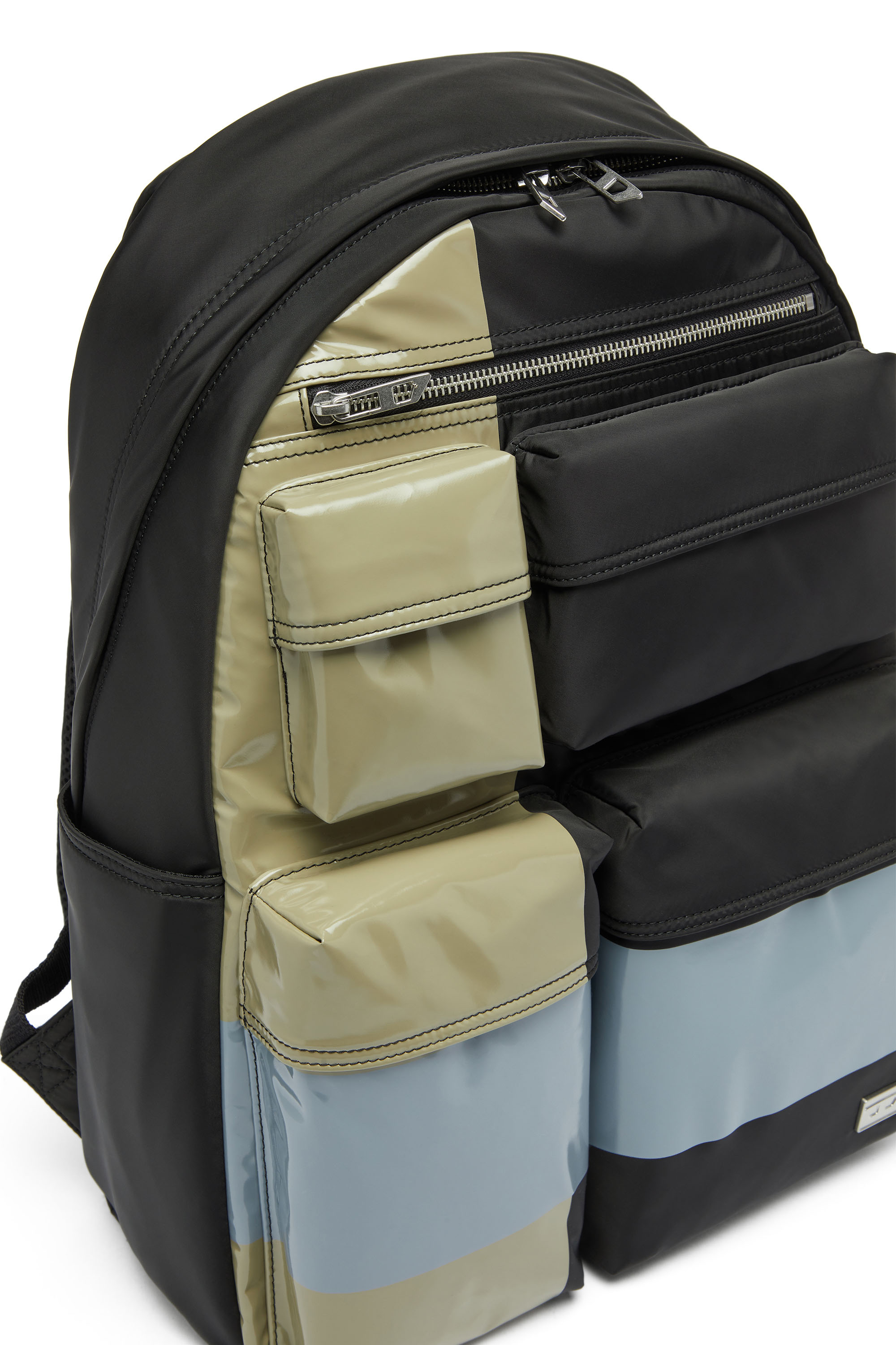 Diesel - MULTI-PKTS BACKPACK X, Multi-Pkts - Sac &agrave; blocs de couleur avec multiples poches Mixte in Polychrome - 5