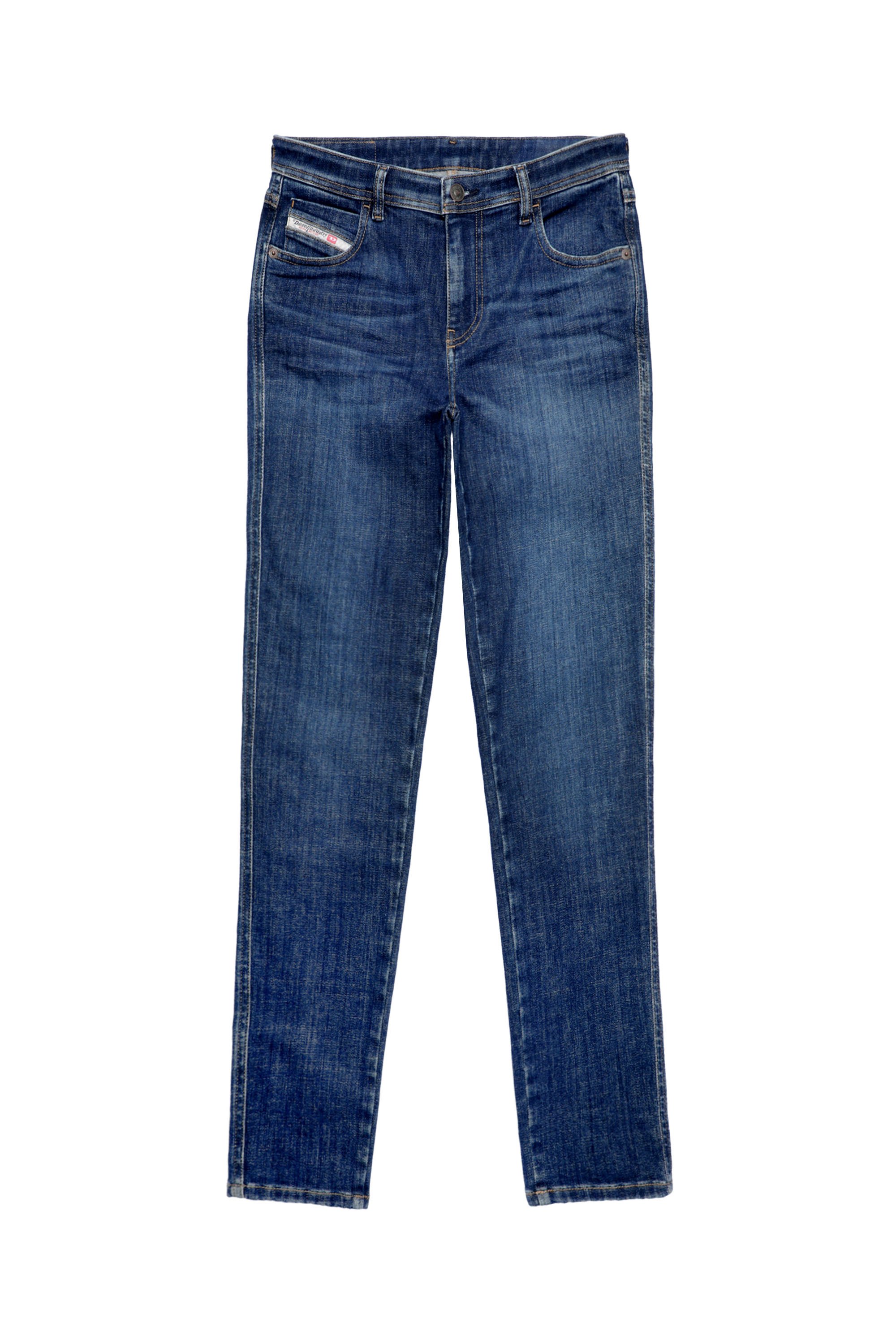 Diesel - Skinny Jeans 2015 Babhila 09C58, Bleu Foncé - Image 7