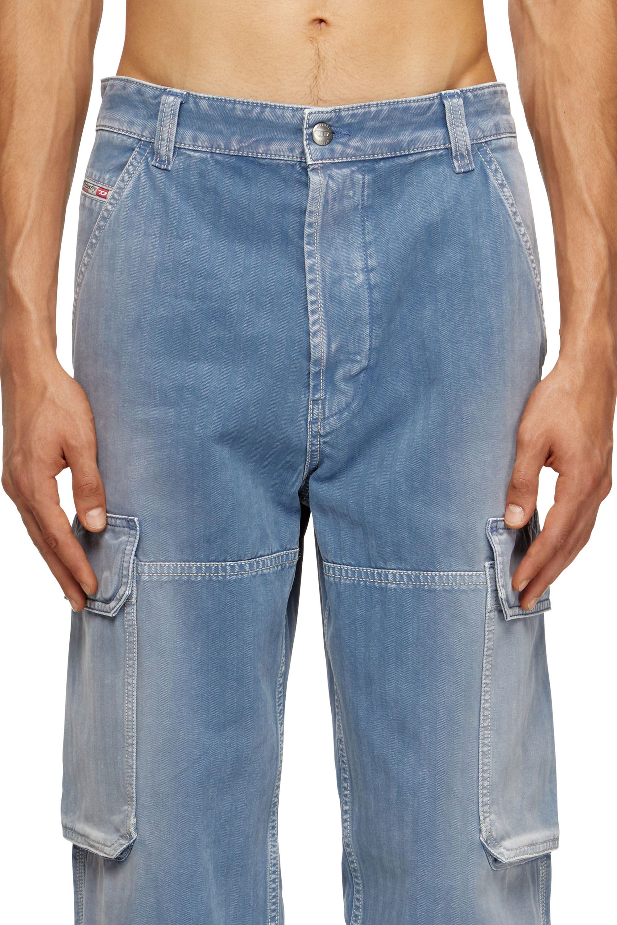 Diesel - Regular Jeans D-Uty 09M93 Homme, Bleu - Image 5