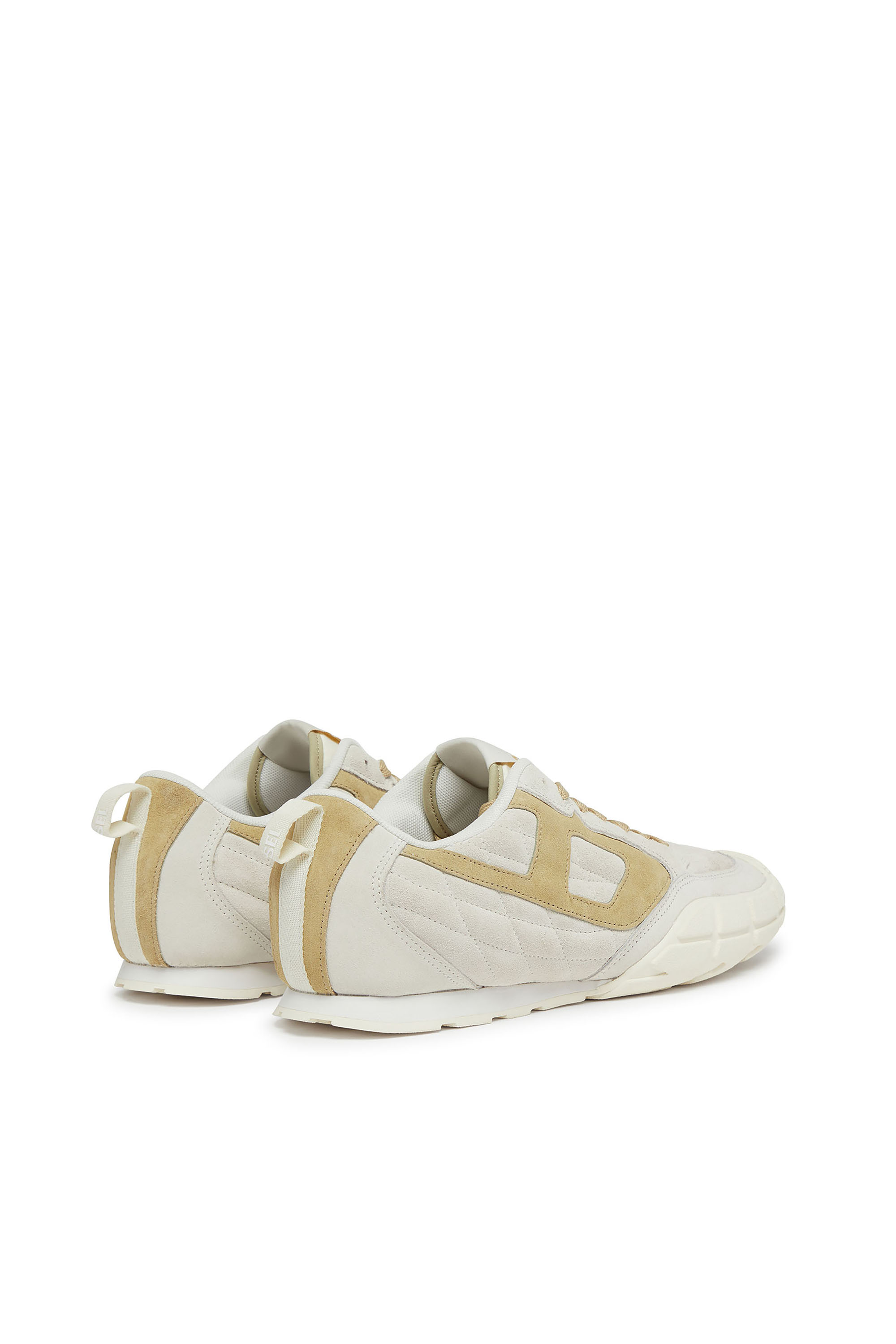 Diesel - S-PAGODHA LOW W, S-Pagodha-Baskets en daim matelassées Femme in Blanc - 3