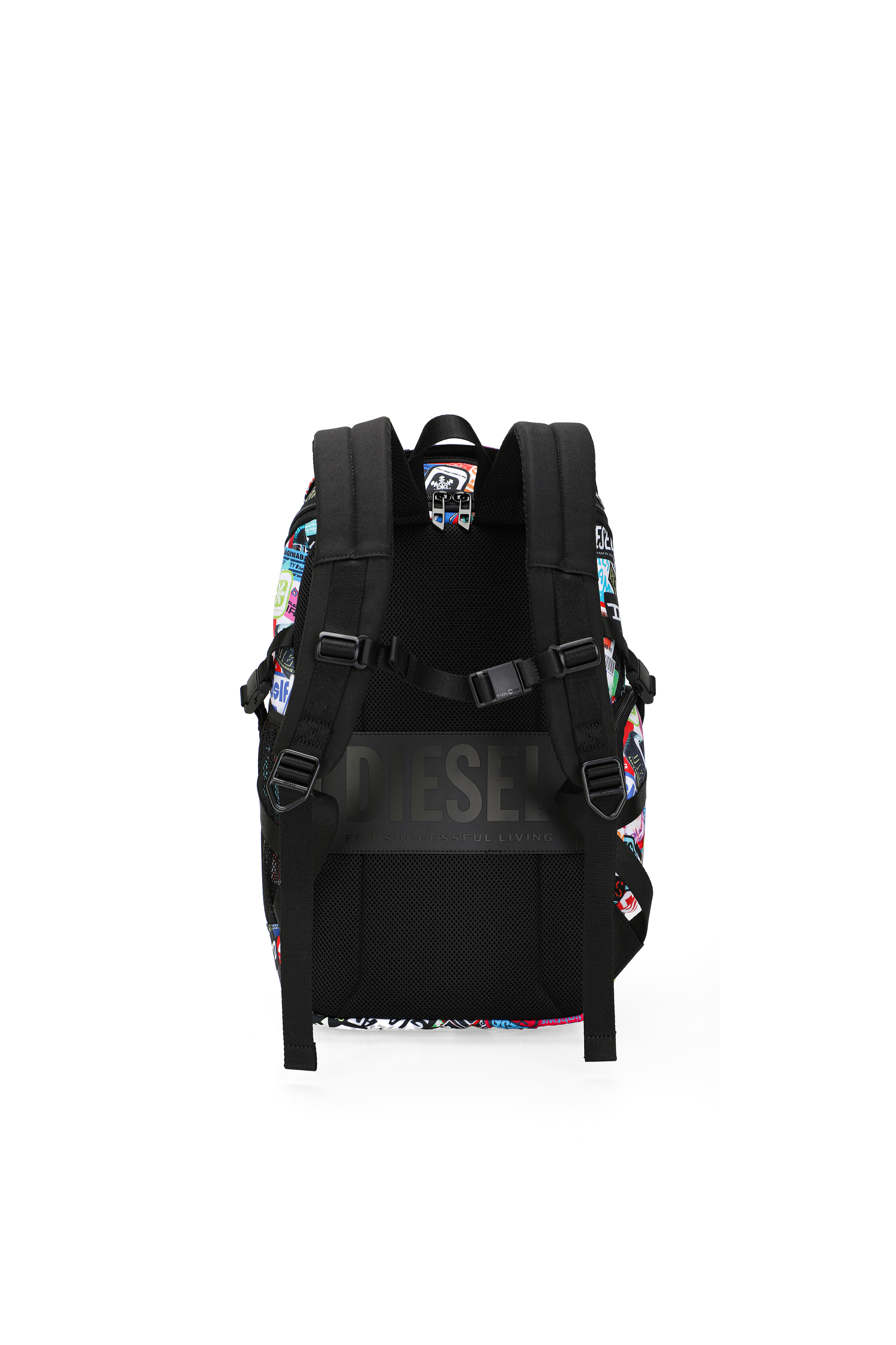 Diesel - DIESEL PC PRINTED BACKPACK-STICKERS- DSB, Sac &agrave; dos multifonction avec autocollants Mixte in Polychrome - 2