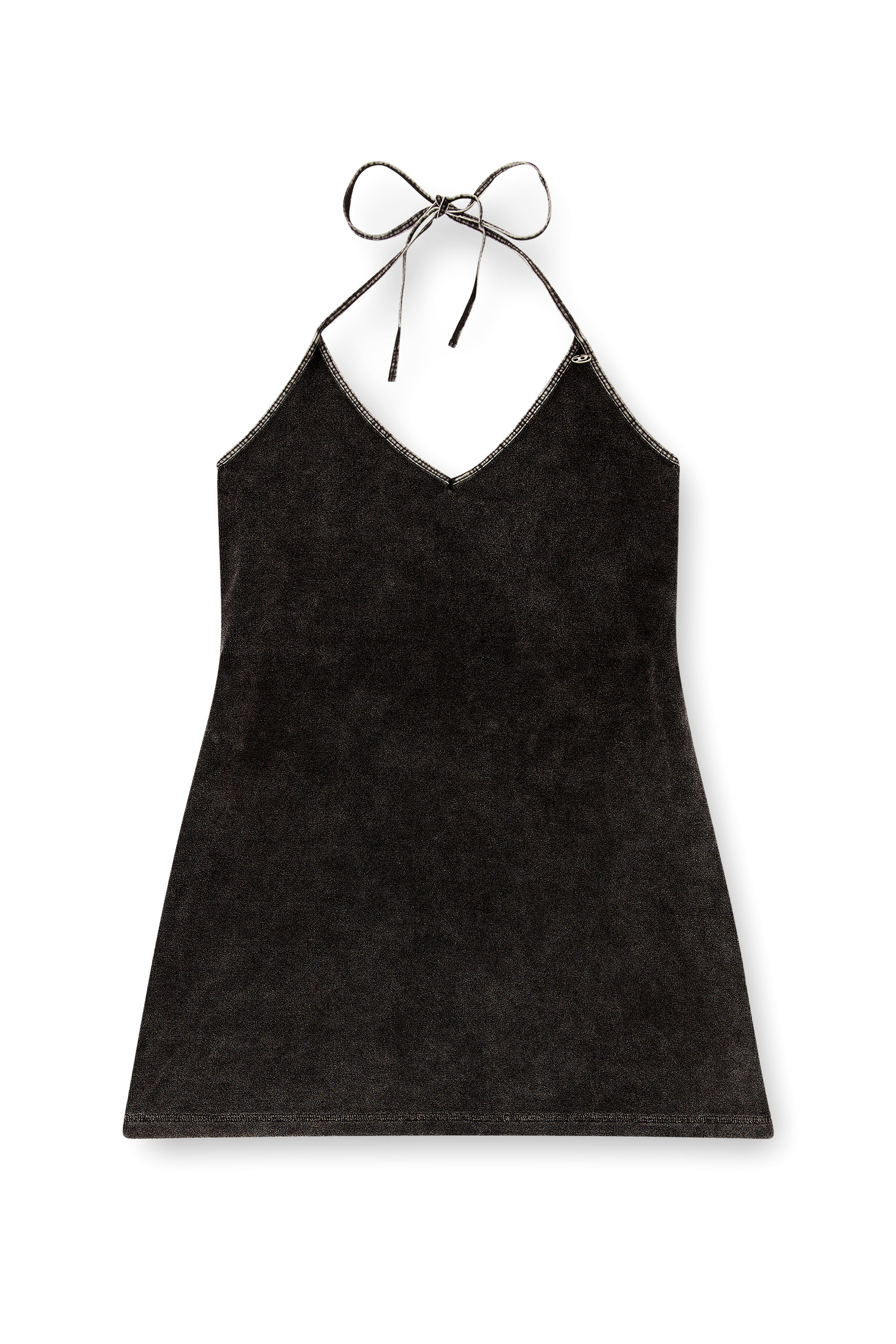 Diesel - MILVA-DNM, Robe courte en tissu éponge traité Femme in ToBeDefined - 5