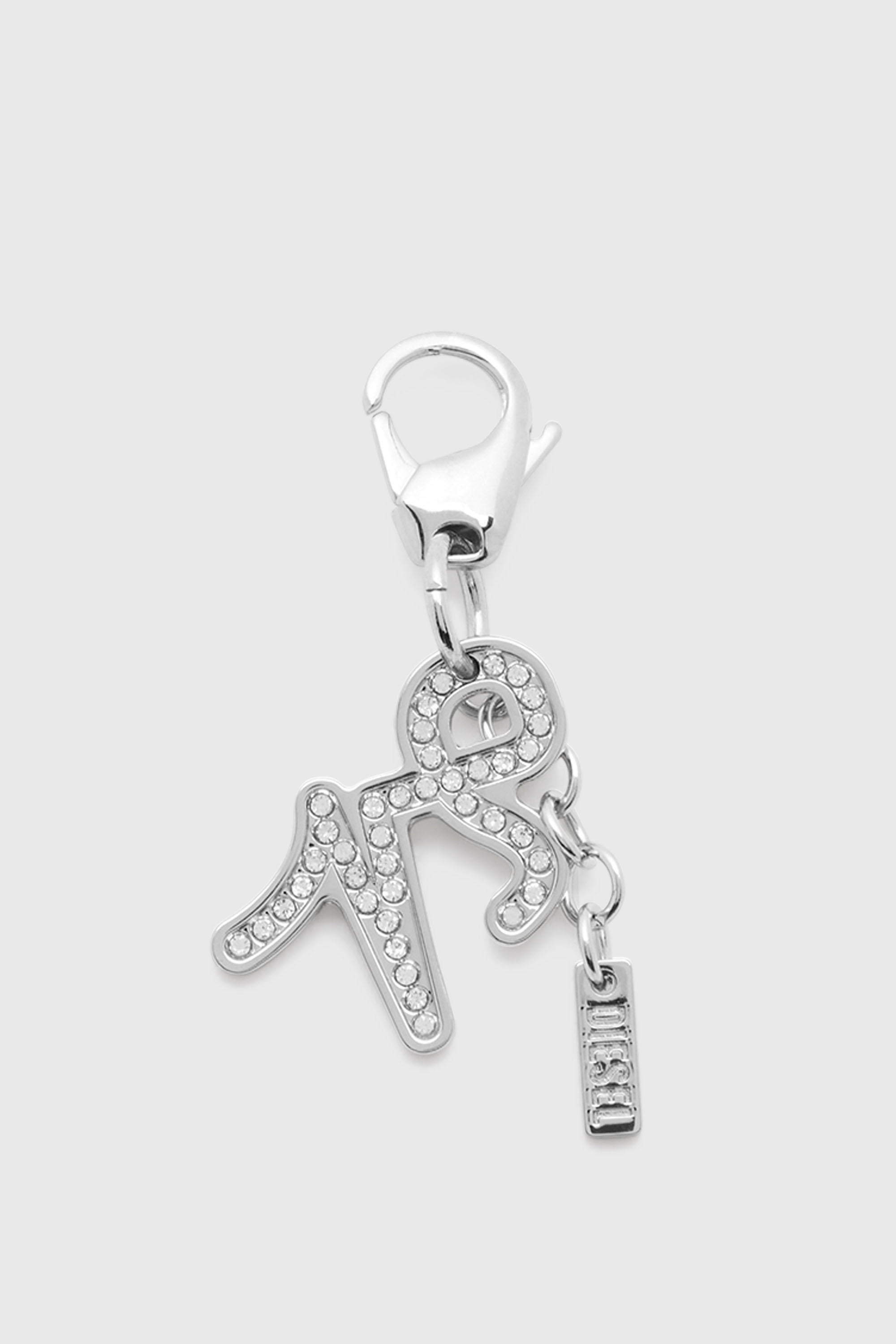 Diesel - CHARM CAPRICORN, Breloque Capricorne en m&eacute;tal avec strass Mixte in Gris argent&eacute; - 1
