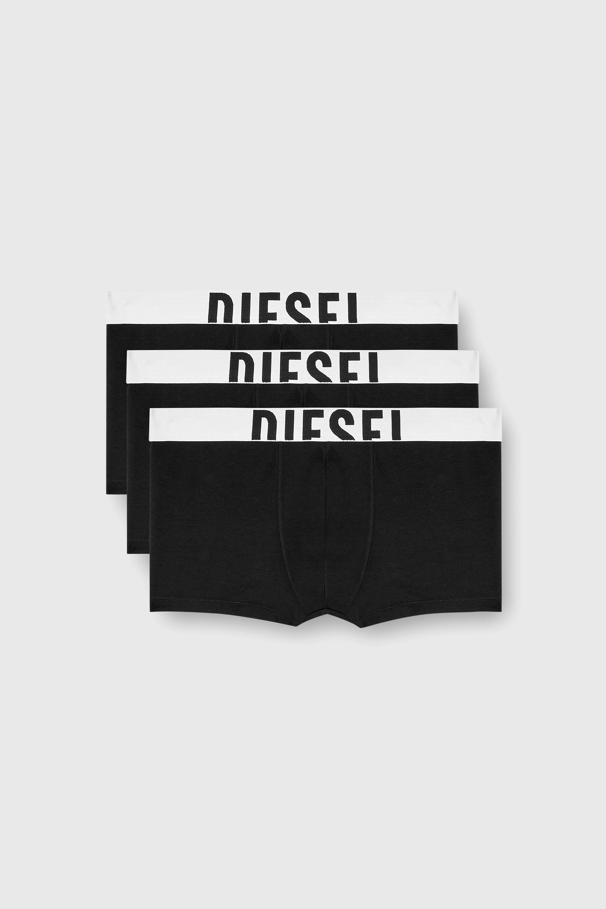 Diesel - DAMIEN-D-POP-3PACK-40, Lot de trois boxers en coton stretch Homme in Noir - 1