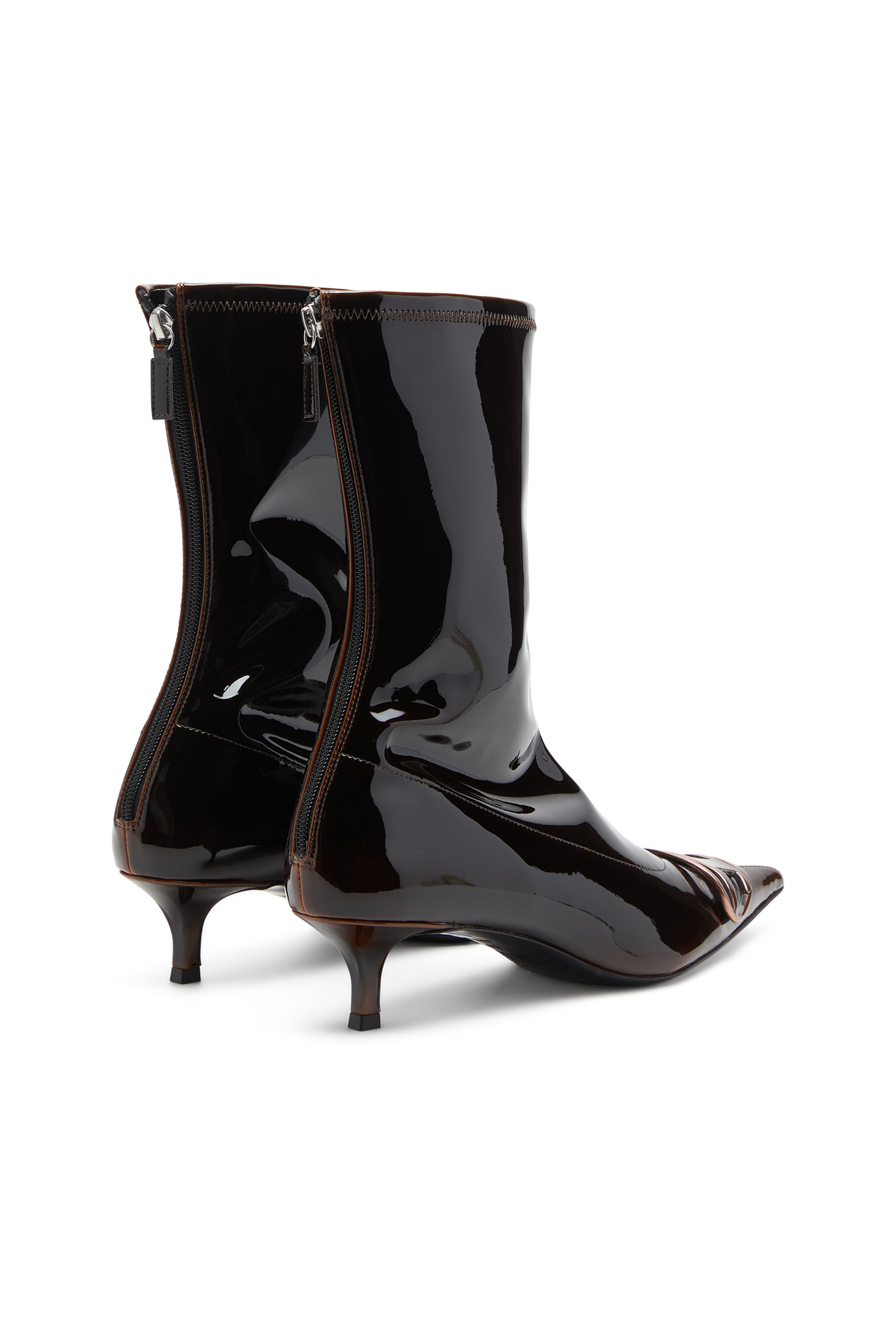 Diesel - D-VENUS KITTIE BT, D-Venus-Bottines en PU liquide Femme in Polychrome - 3