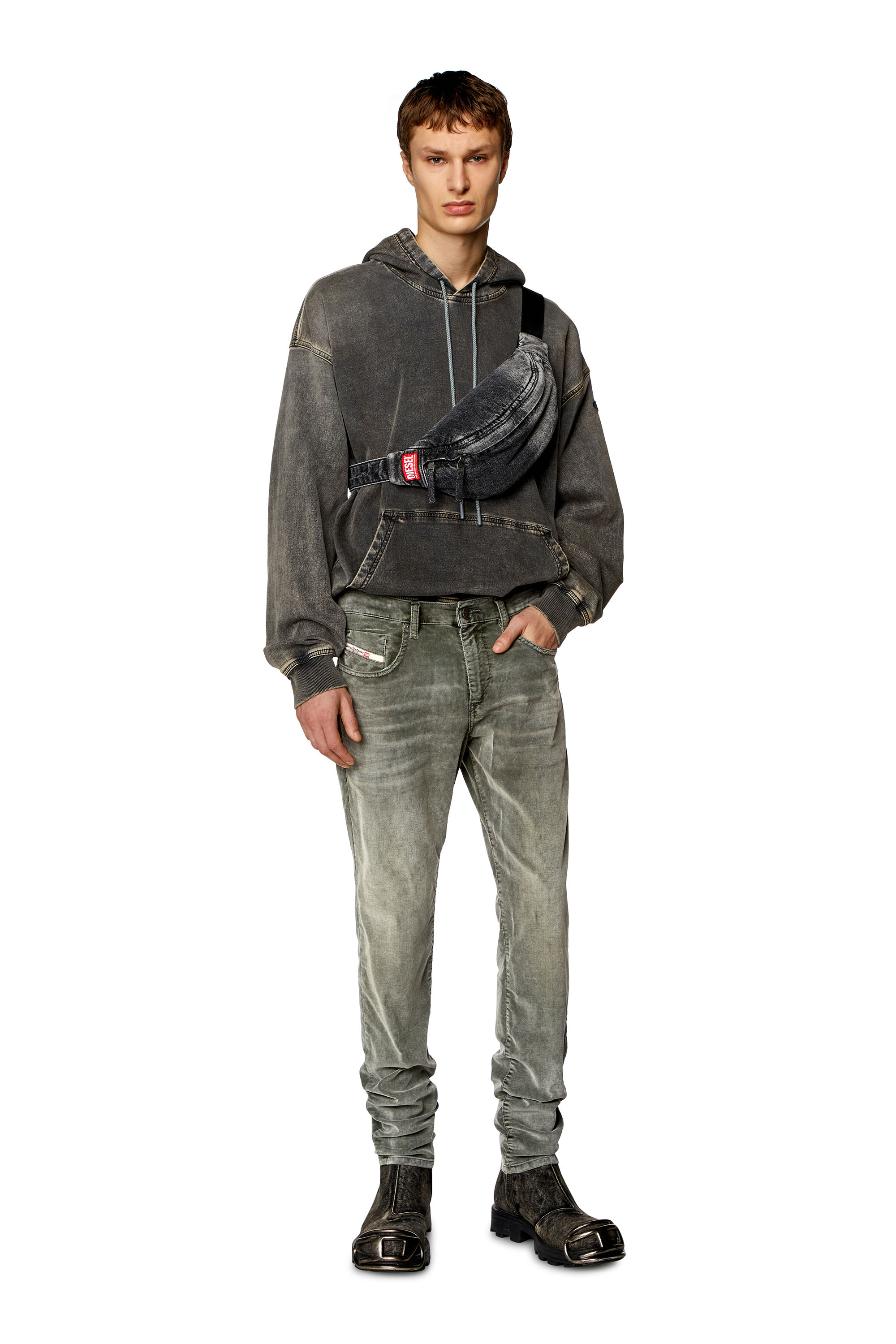 Diesel - Slim Jeans 2019 D-Strukt 068JF, Vert - Image 1