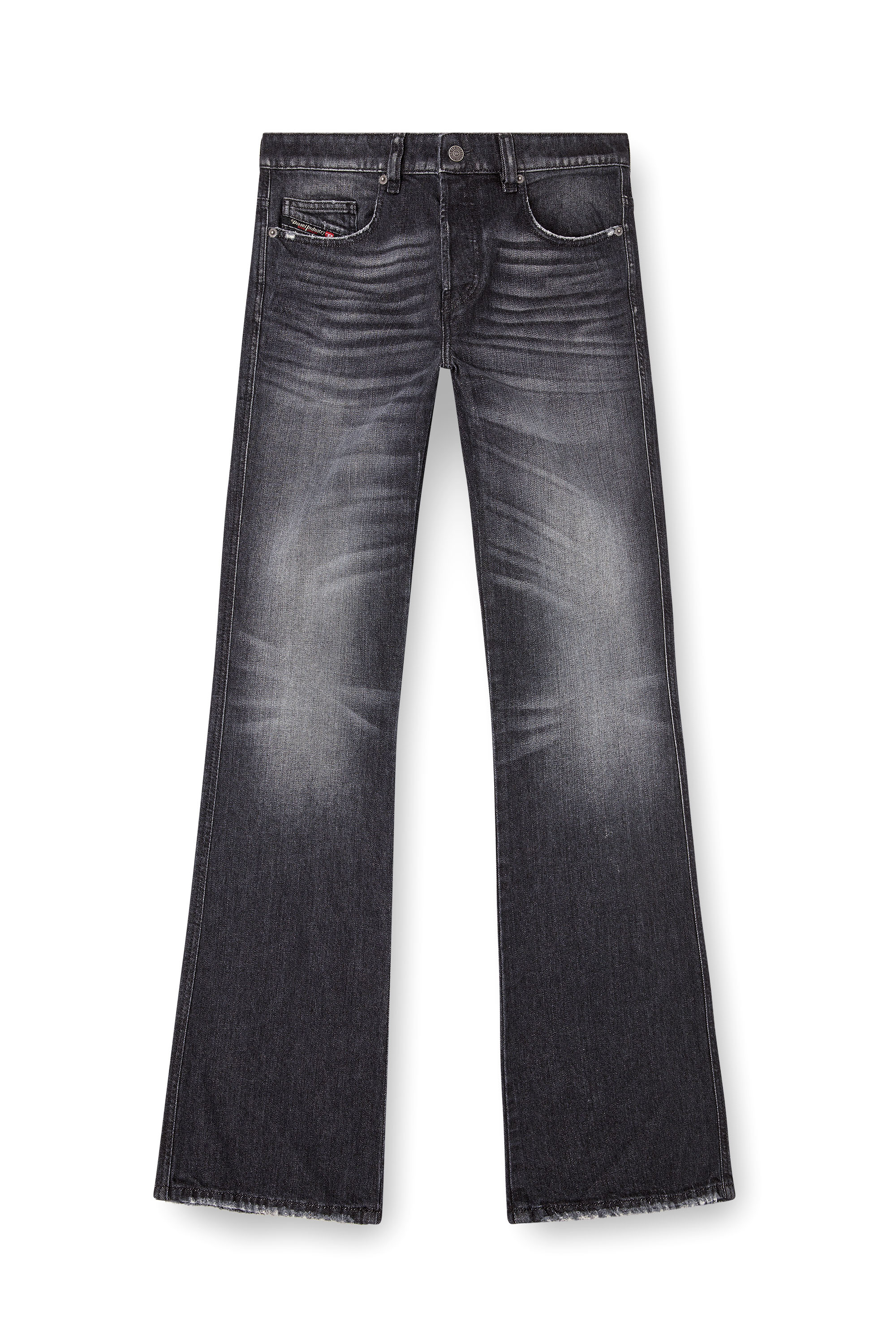 Diesel - Bootcut Jeans 1998 D-Buck 09L50 Homme, Noir/Gris foncé - Image 3