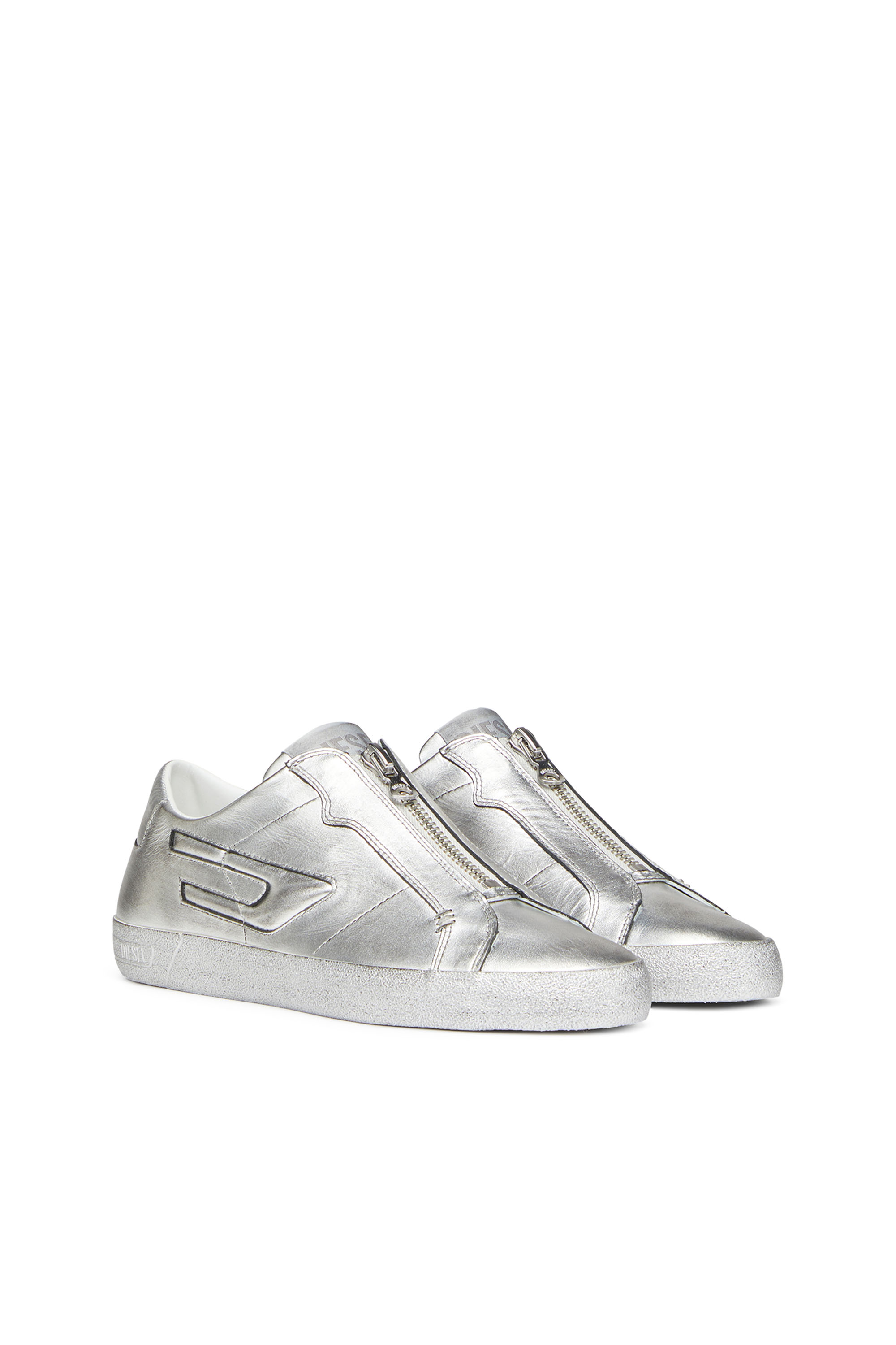 Diesel - S-LEROJI ZIP LOW W, Gris argenté - Image 2
