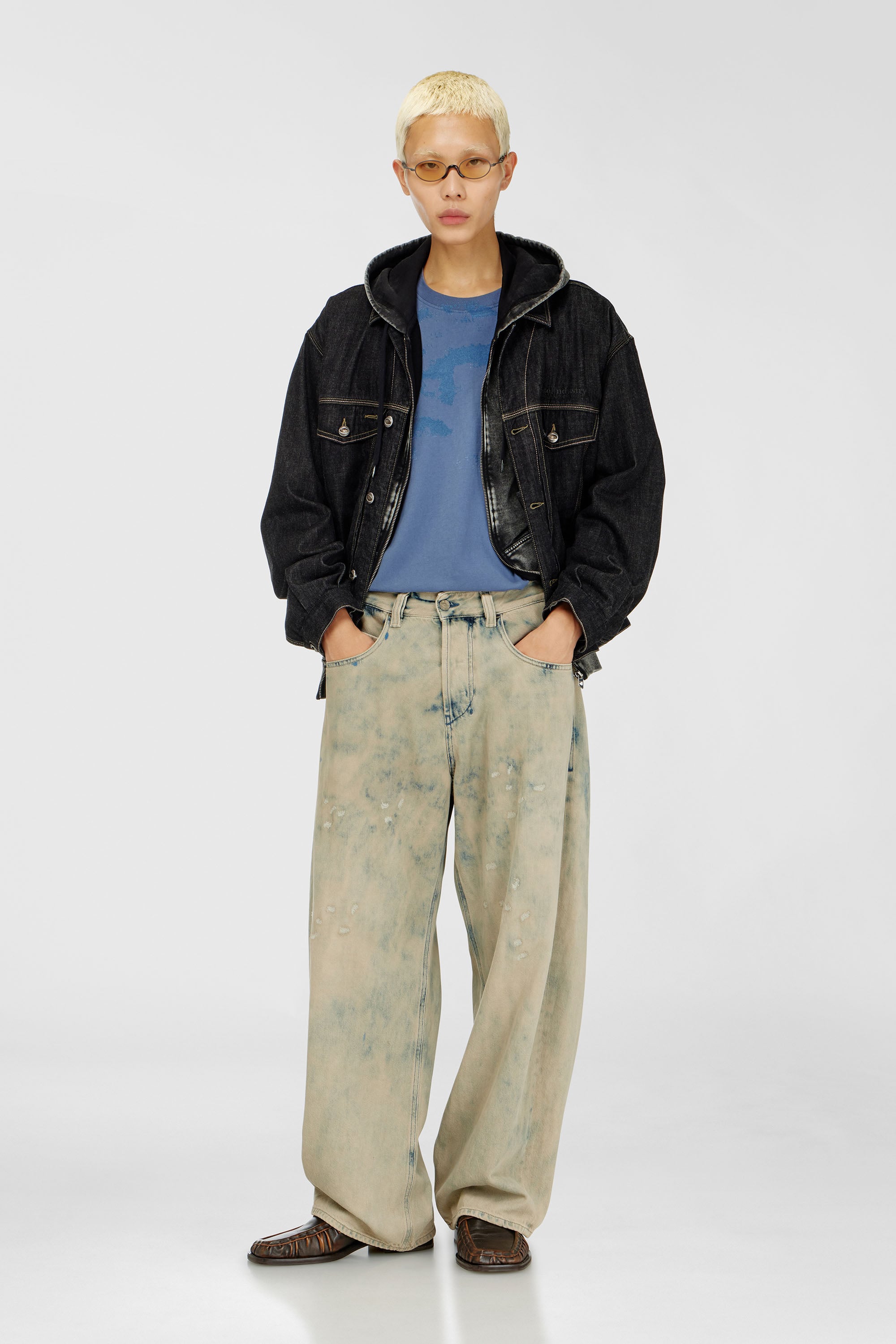 Diesel - T-BOXT-N14, T-shirt avec logo floqu&eacute; effet vieilli Homme in ToBeDefined - 2