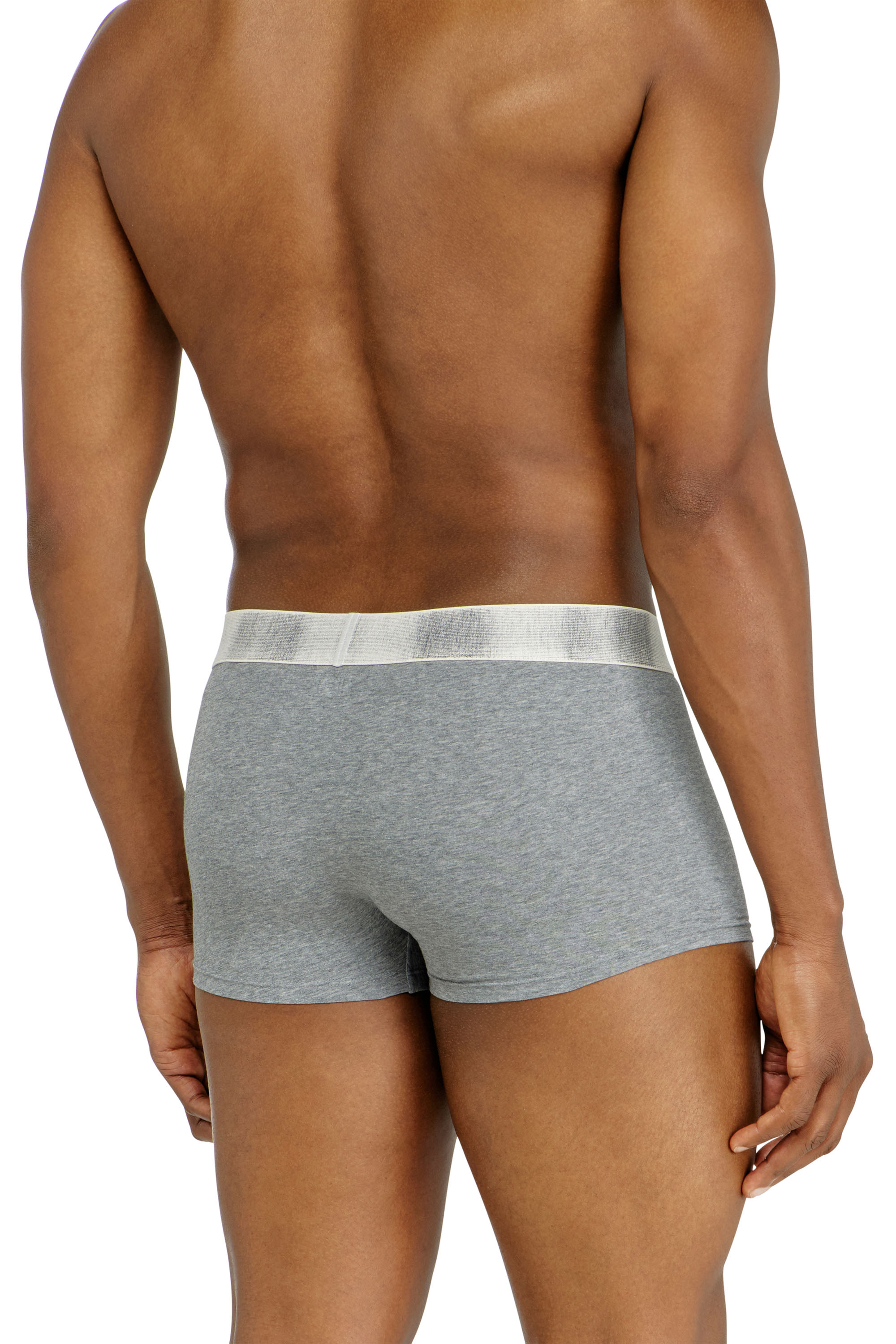 Diesel - DAMIEN-DNM-3PACK, Lot de trois boxers en coton stretch avec ceinture en satin Homme in Polychrome - 4