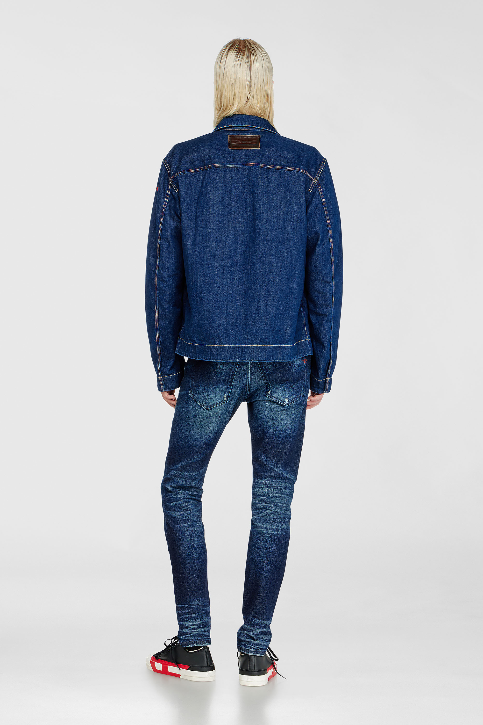 Diesel - Slim Jeans 2019 D-Strukt 0KBBU Homme, Bleu Fonc&eacute; - Image 3