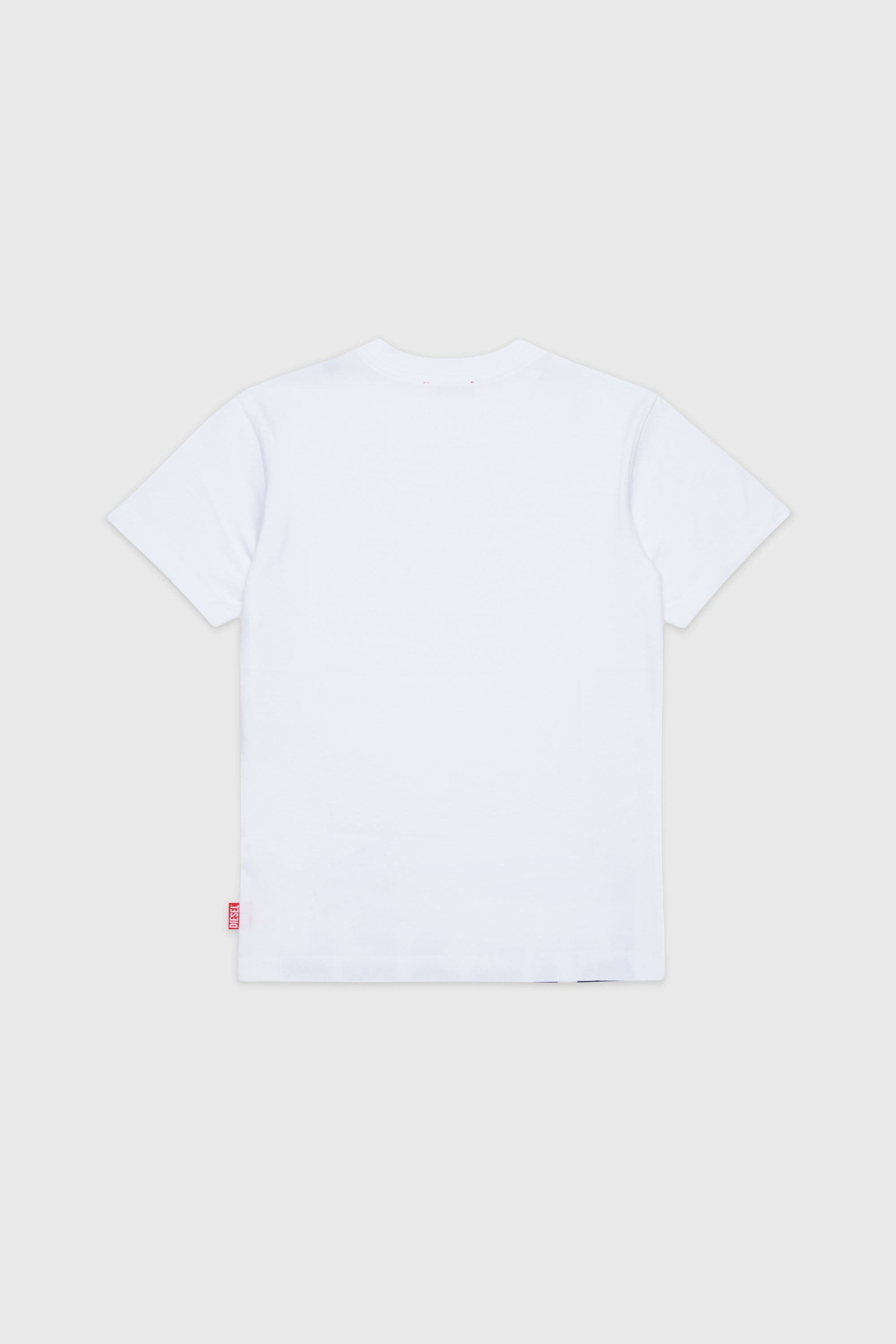 Diesel - TPRES, T-shirt avec logo d&eacute;coup&eacute; Homme in Blanc - 2