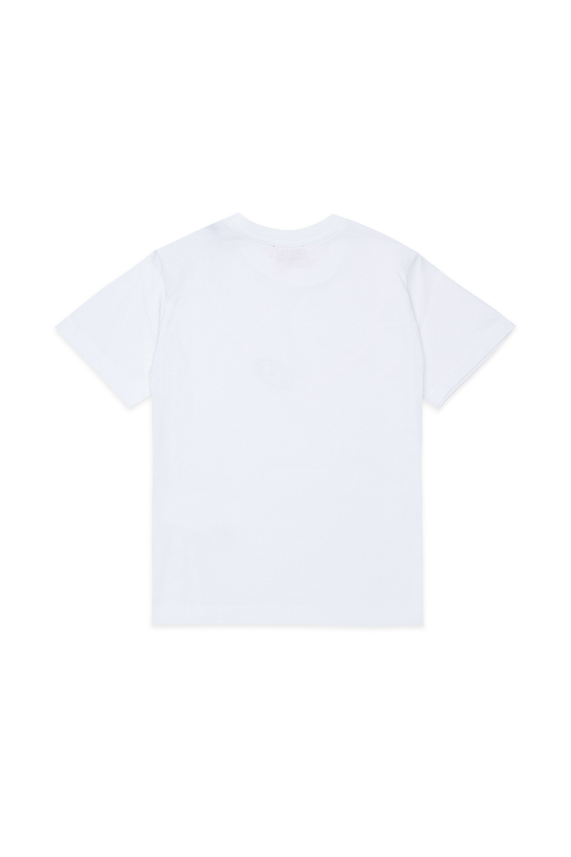 Diesel - TICLA, T-shirt en coton avec imprim&eacute; collier Femme in Blanc - 2