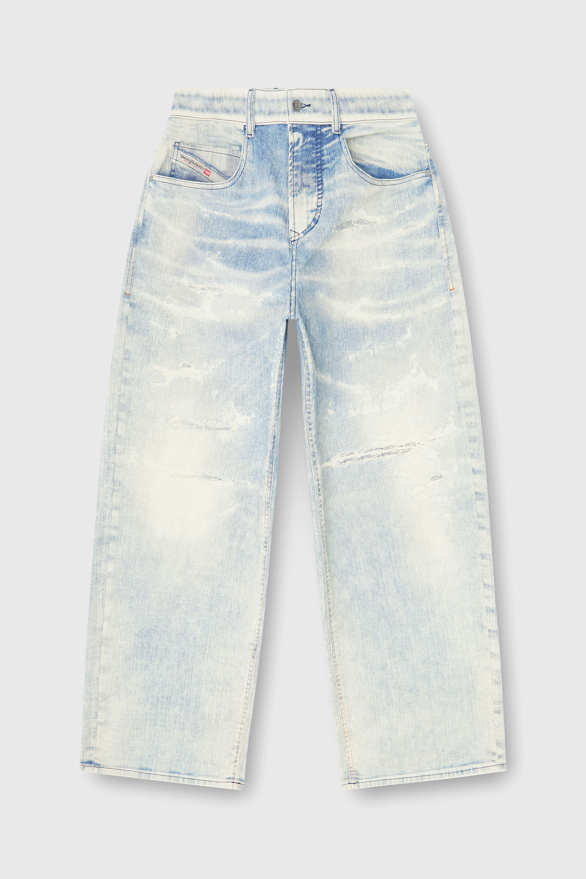Diesel - Relaxed 2097 D-Enim-M Joggjeans&reg; 068XM Mixte, Bleu Clair - Image 6