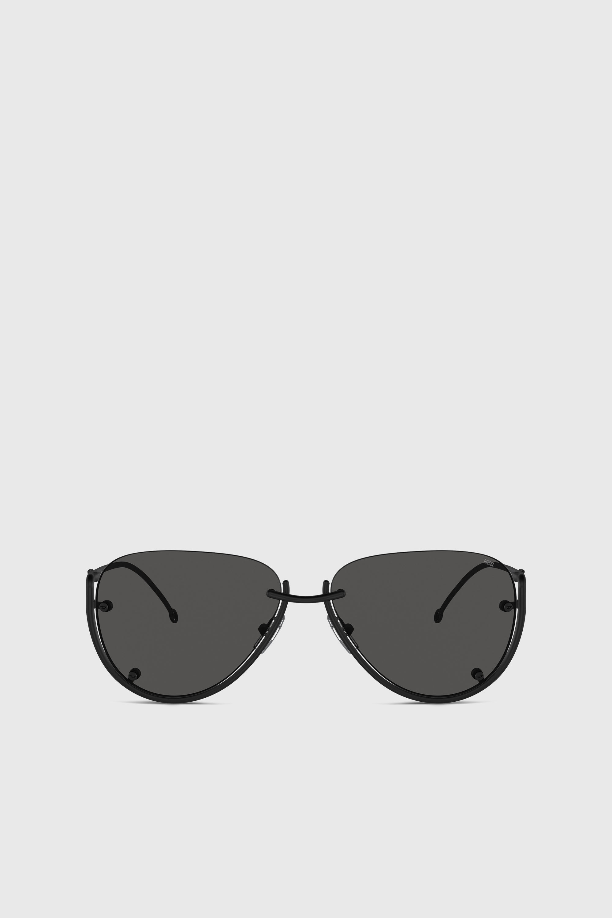 Diesel - 0DL1003, Lunettes de soleil de mod&egrave;le pilote Mixte in Noir - 1