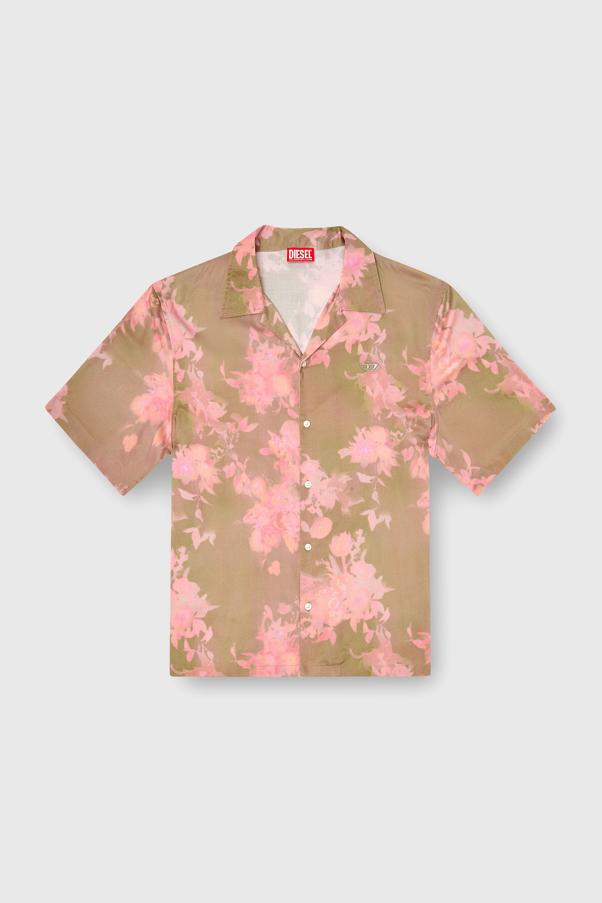 Diesel - S-BRAD-QMCE, Chemise en lyocell &agrave; imprim&eacute; floral int&eacute;gral Homme in Polychrome - 2