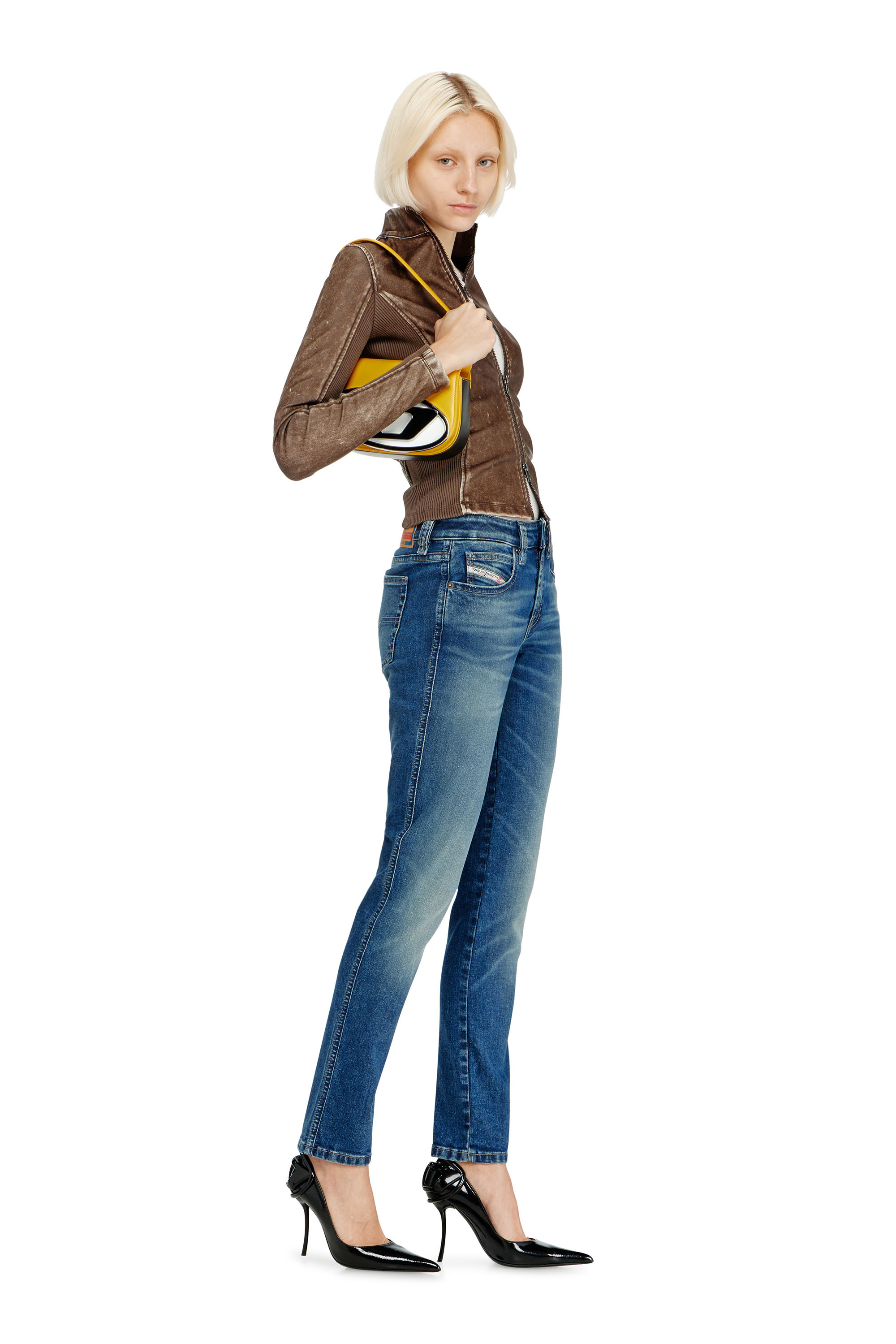 Diesel - Slim Jeans 1992 D-Jiann 0DBEE Femme, Bleu moyen - Image 1