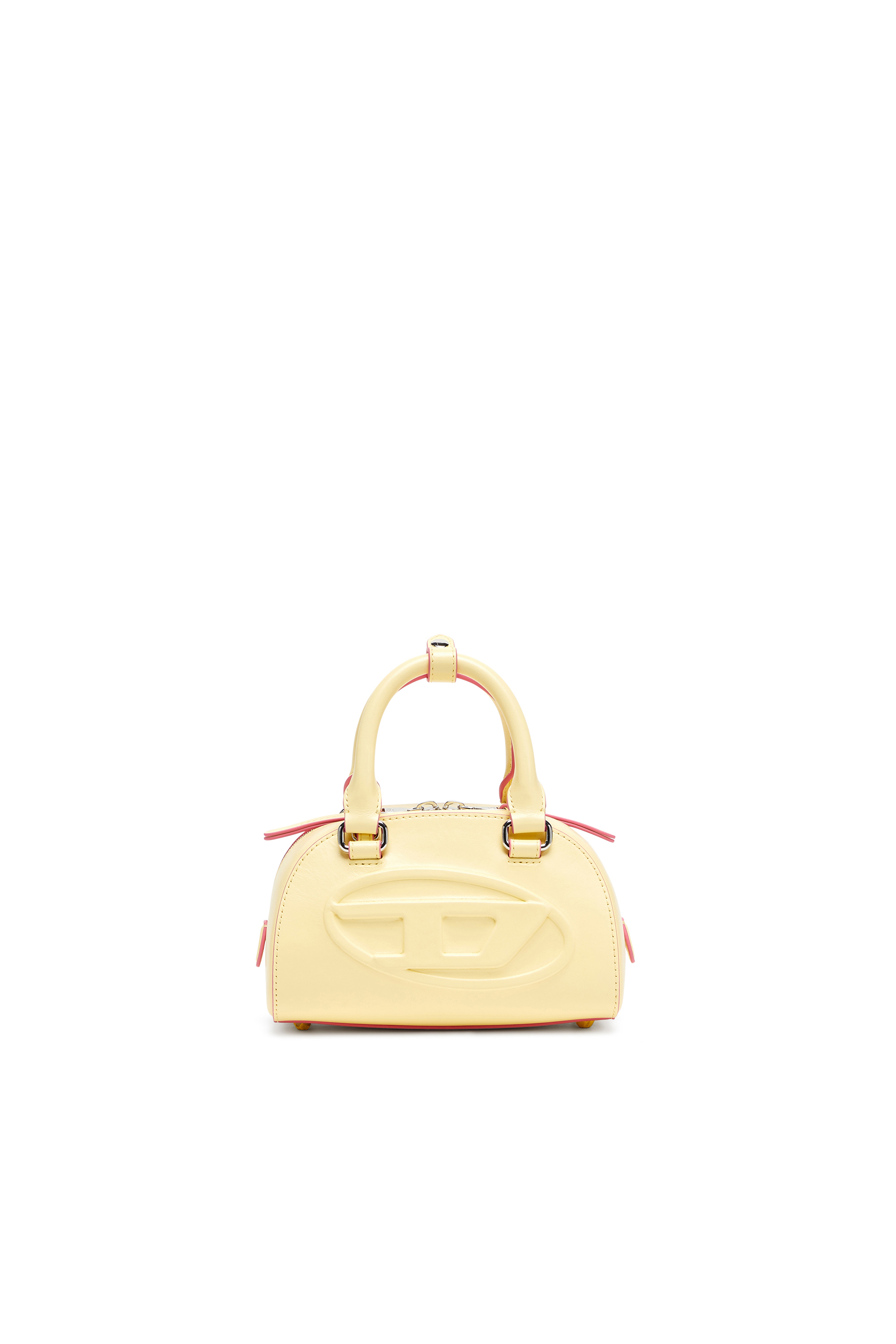 Diesel - 1DR DOME CROSSBODY, 1DR Dome-Mini sac bowling en cuir Femme in Jaune - 1