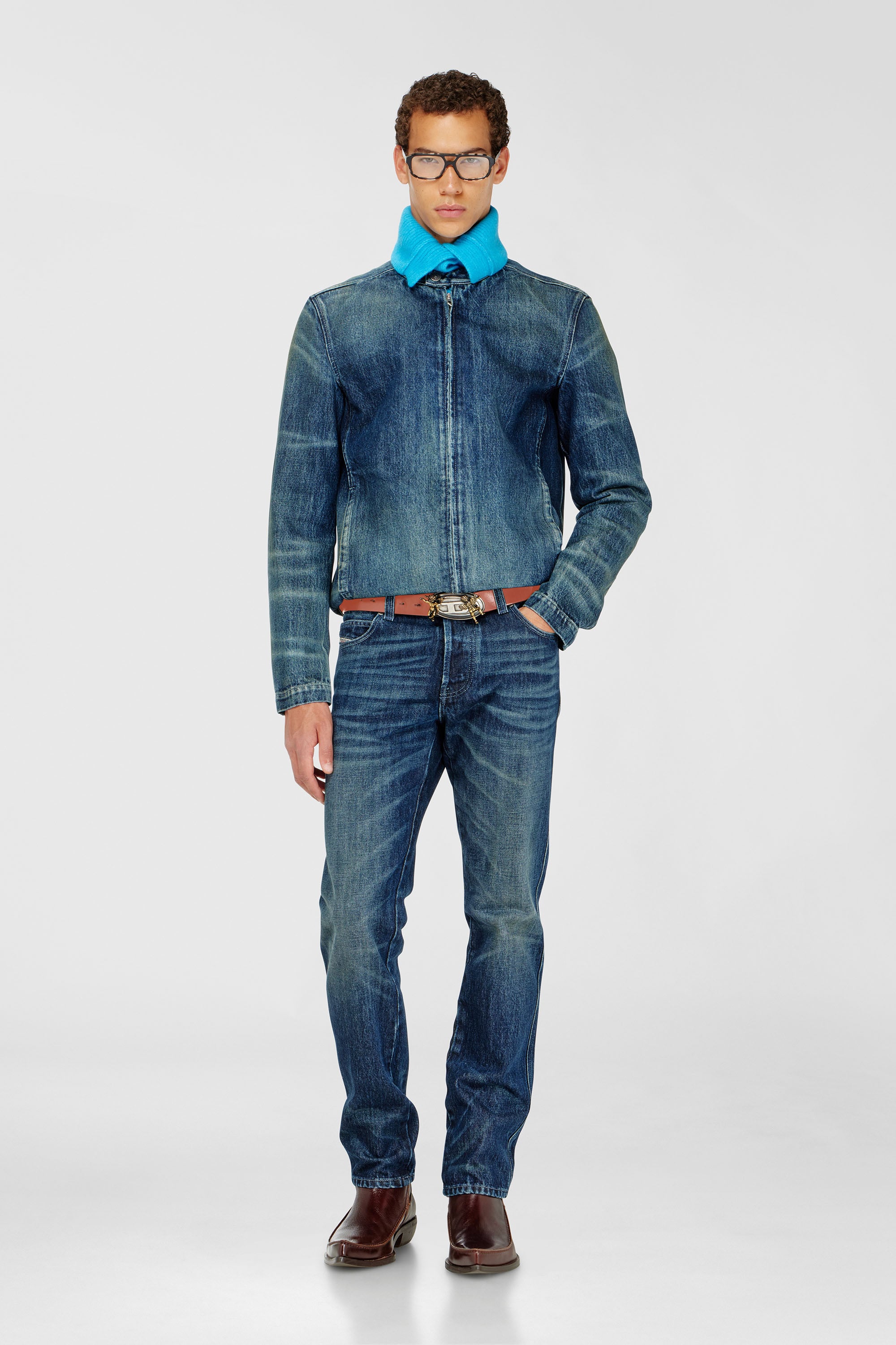 Diesel - Slim Jeans 1993 D-Vyl 007FZ Homme, Bleu Fonc&eacute; - Image 1