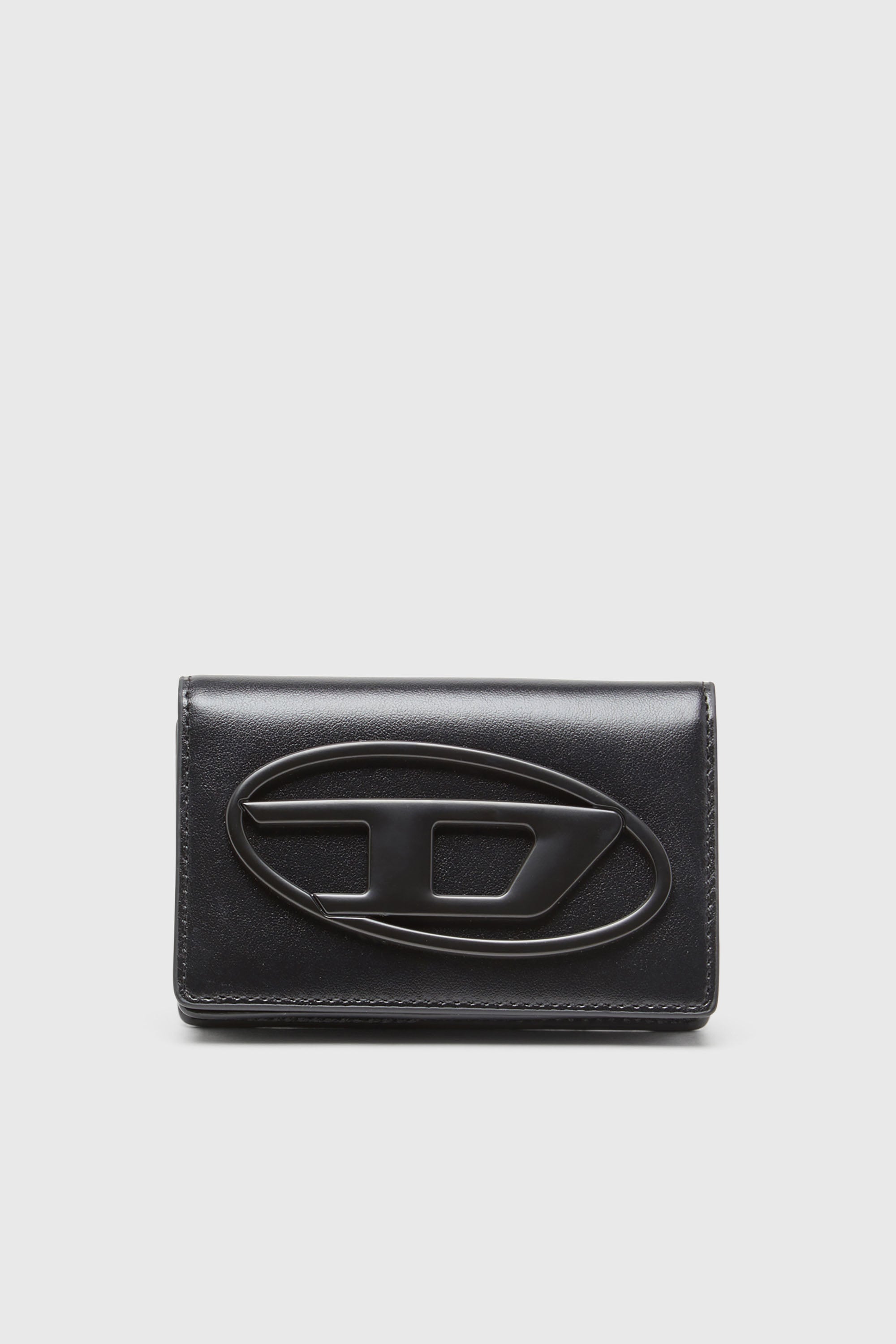 Diesel - HOLI-D CARD HOLDER IV, Porte-cartes en cuir compact Homme in Noir - 1