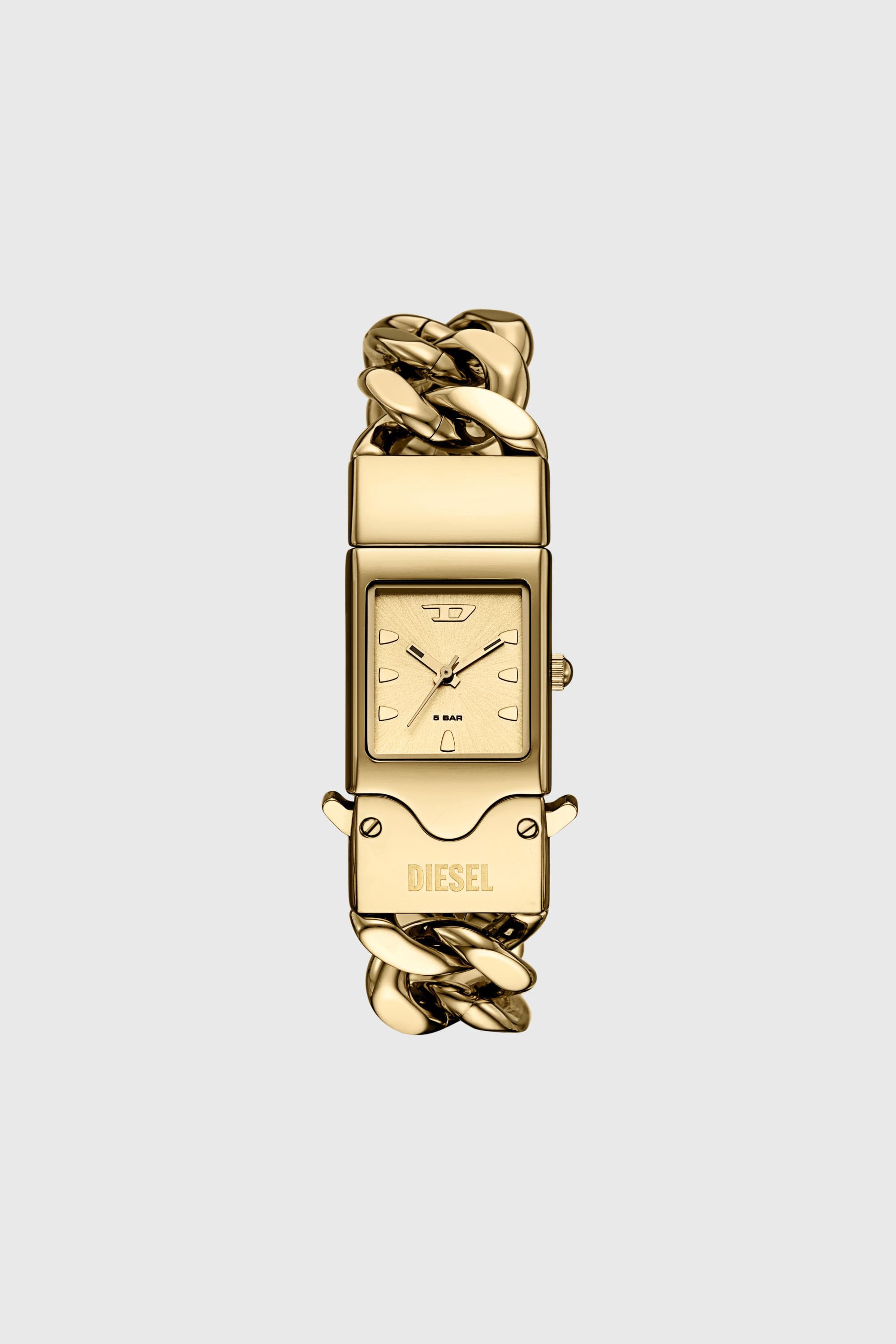 Diesel - DZ2235 WATCH, Montre Closer en acier inoxydable dor&eacute; Homme in Dor&eacute; - 1