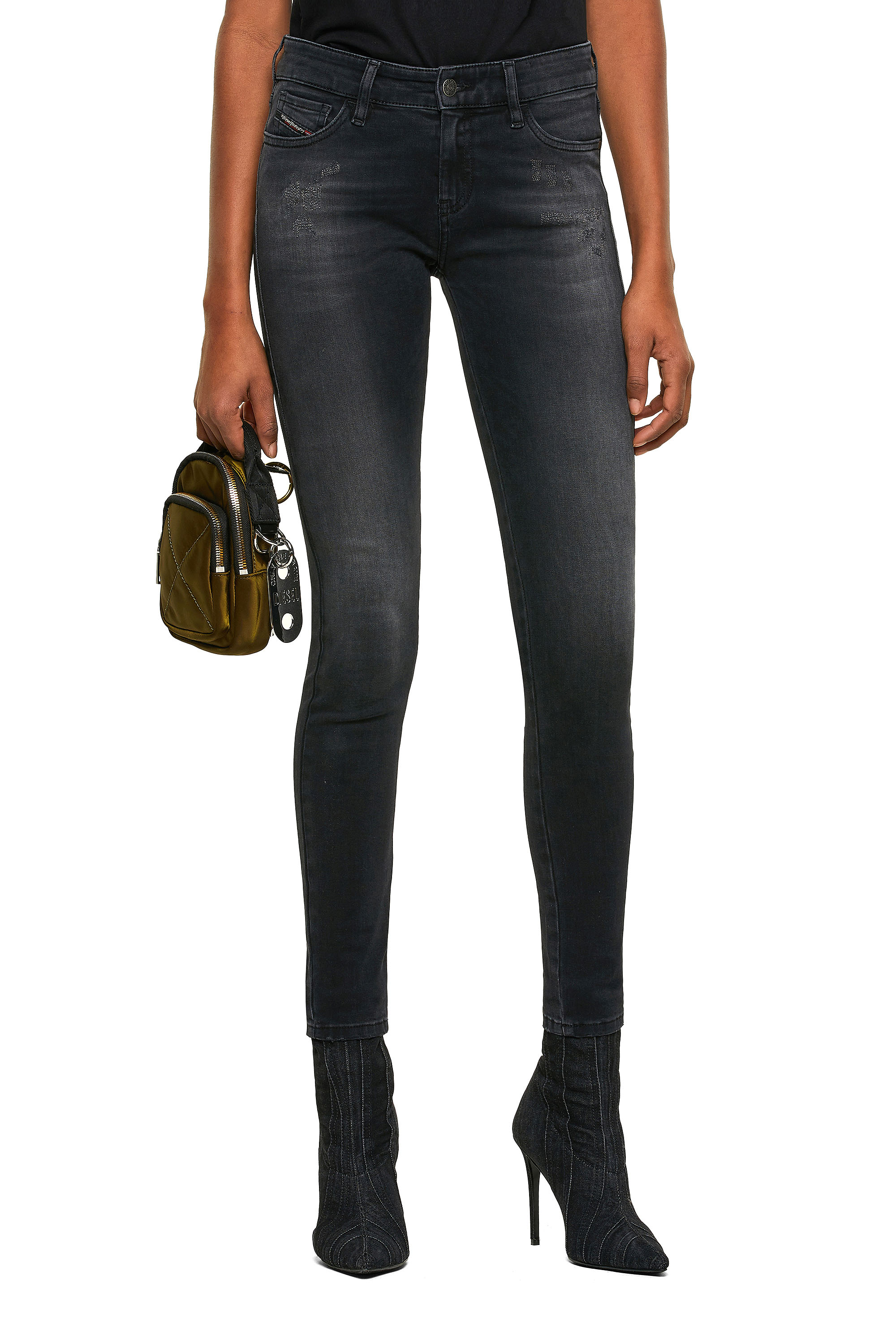 Slandy 069SB, Noir/Gris foncé - Jeans