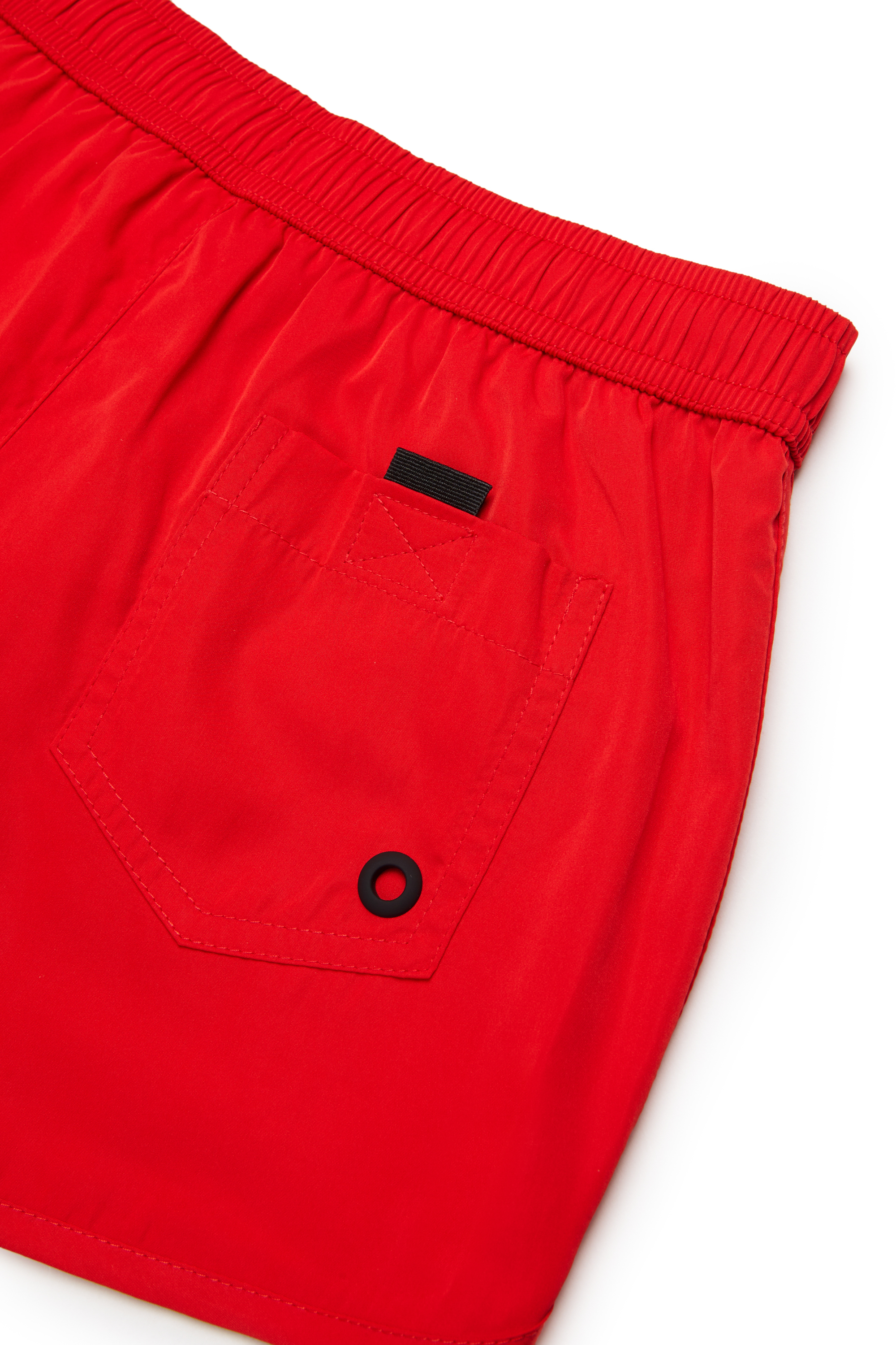 Diesel - MIARD, Short de bain avec D contrastant Homme in Rouge - 4